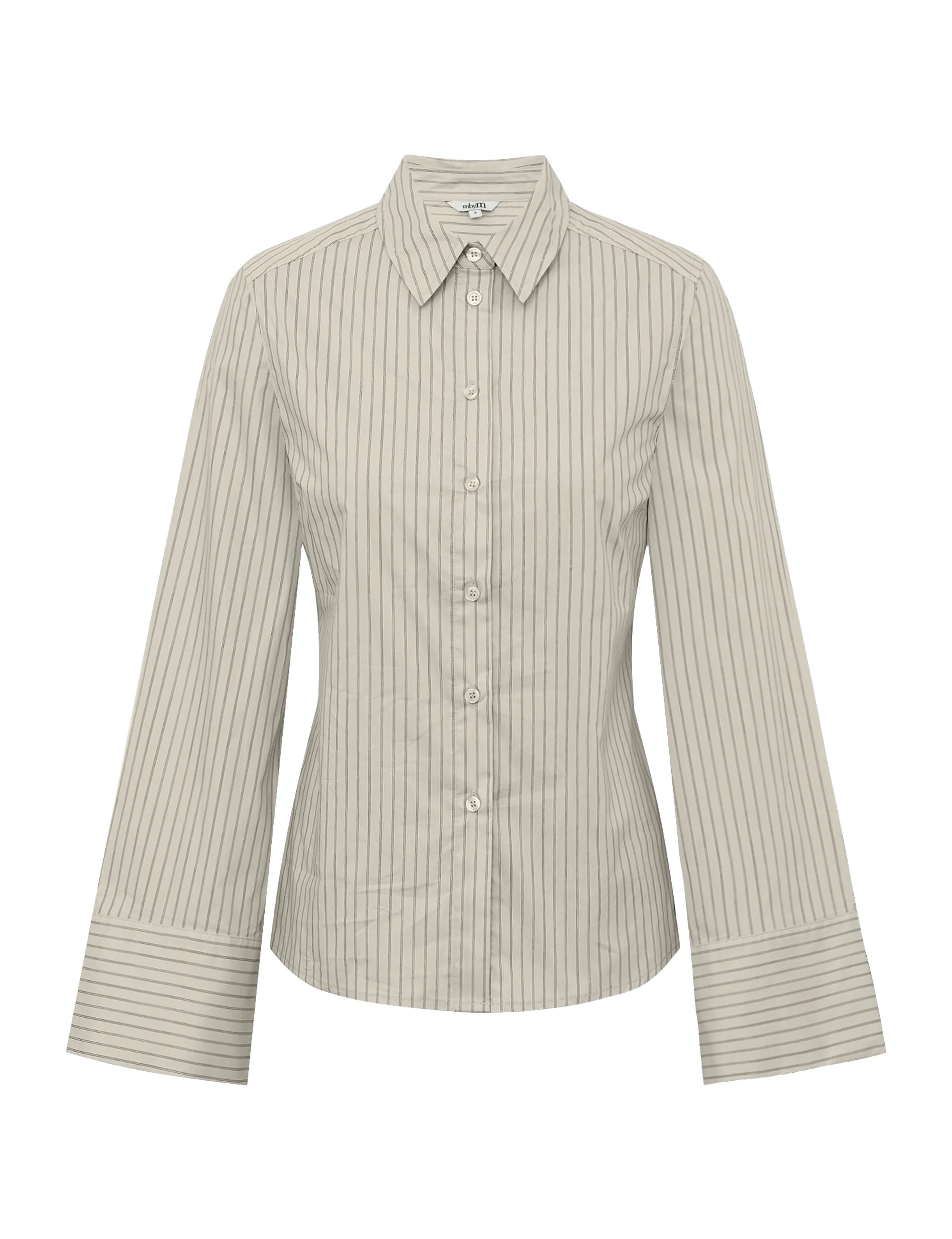 Kaloni-M Shirt - Cremé Black Stripe - Image 5
