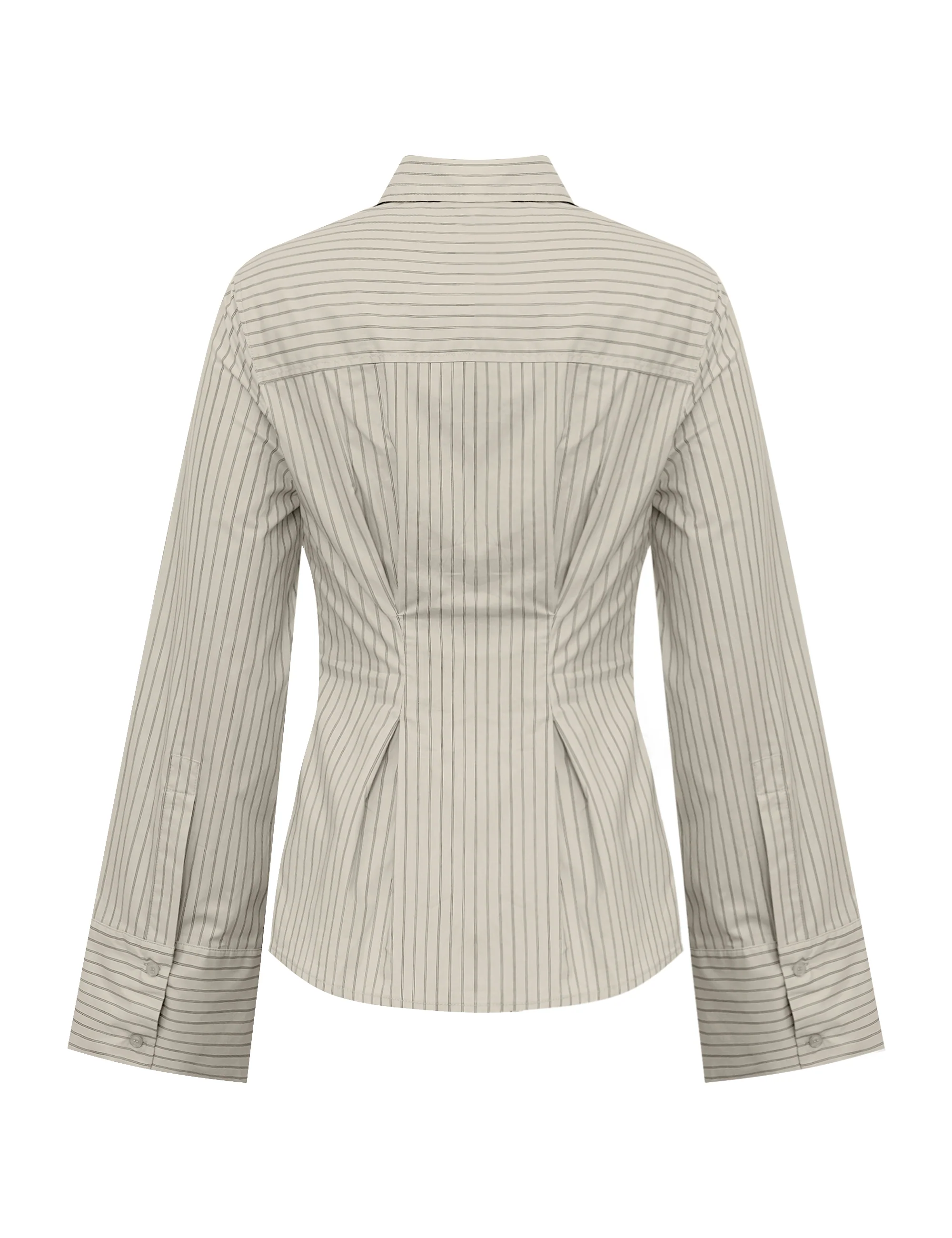 Kaloni-M Shirt - Cremé Black Stripe - Image 6
