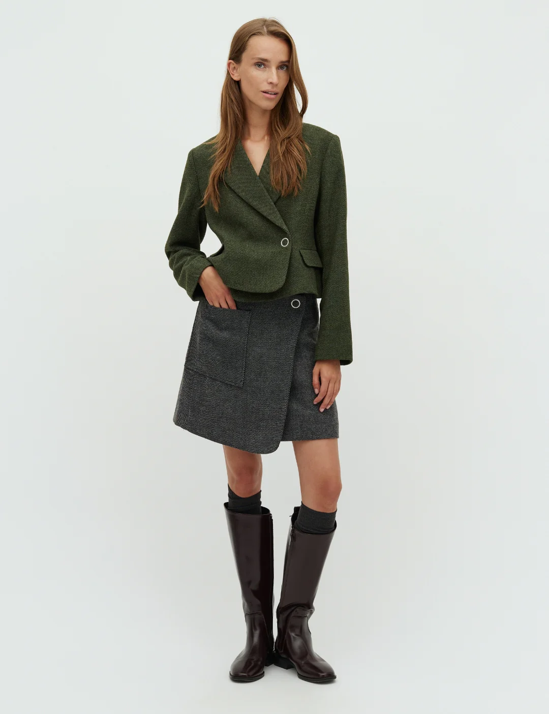 Kayanna-M Skirt - Black Twill