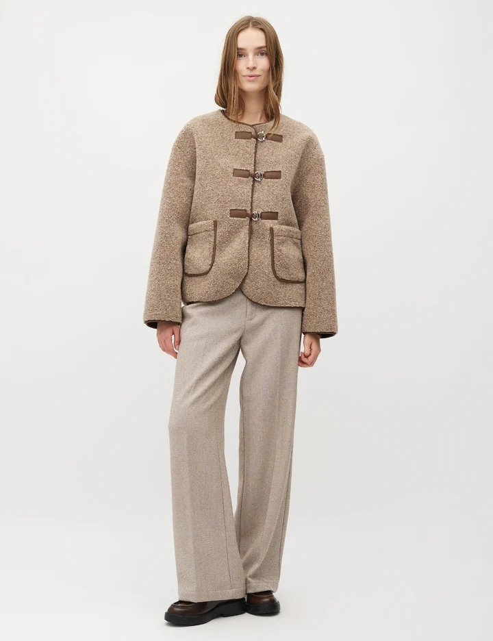 Keisa-M Jacket - Grey Coffee Melange