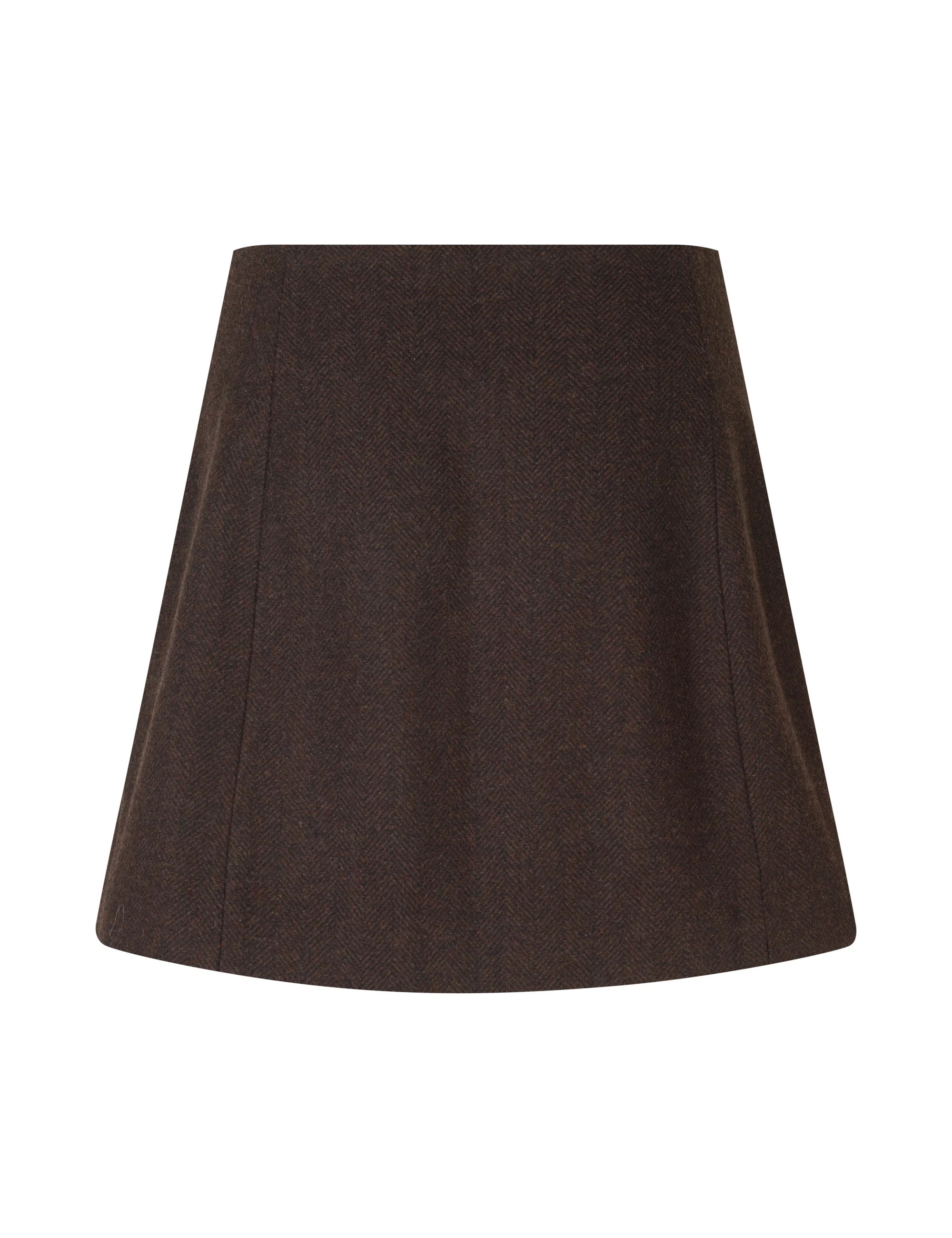 Keya-M Skirt - Brown Black Twill - Image 6