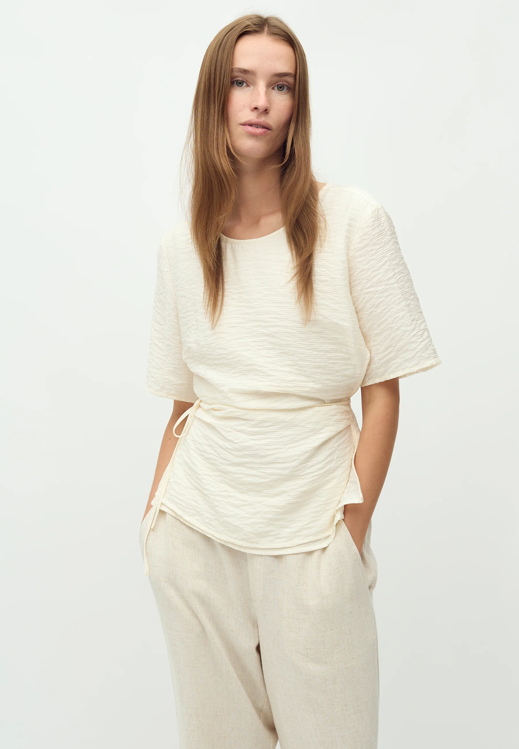 Kylar Short-M Blouse - Sugar