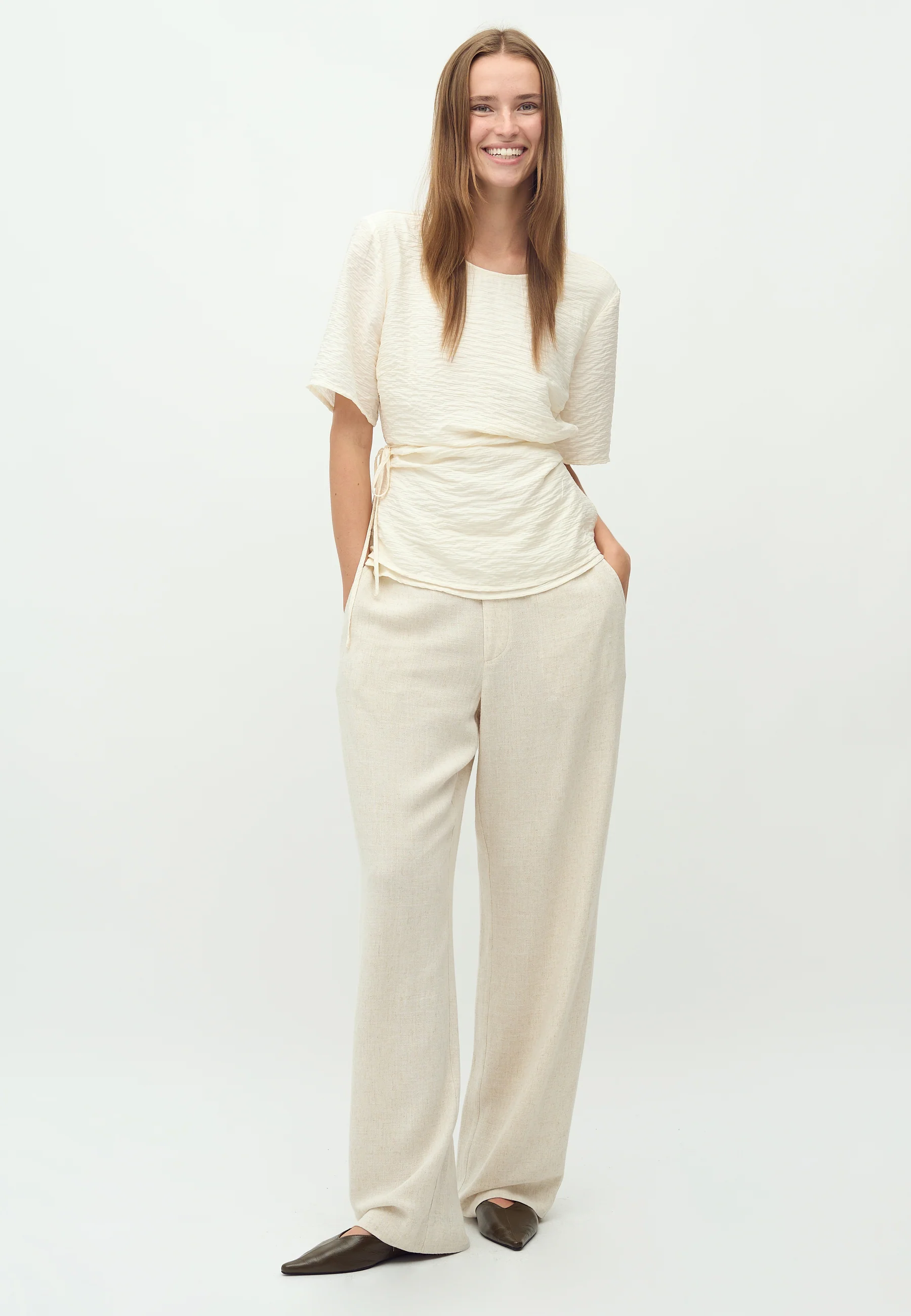 Kylar Short-M Blouse - Sugar - Image 4