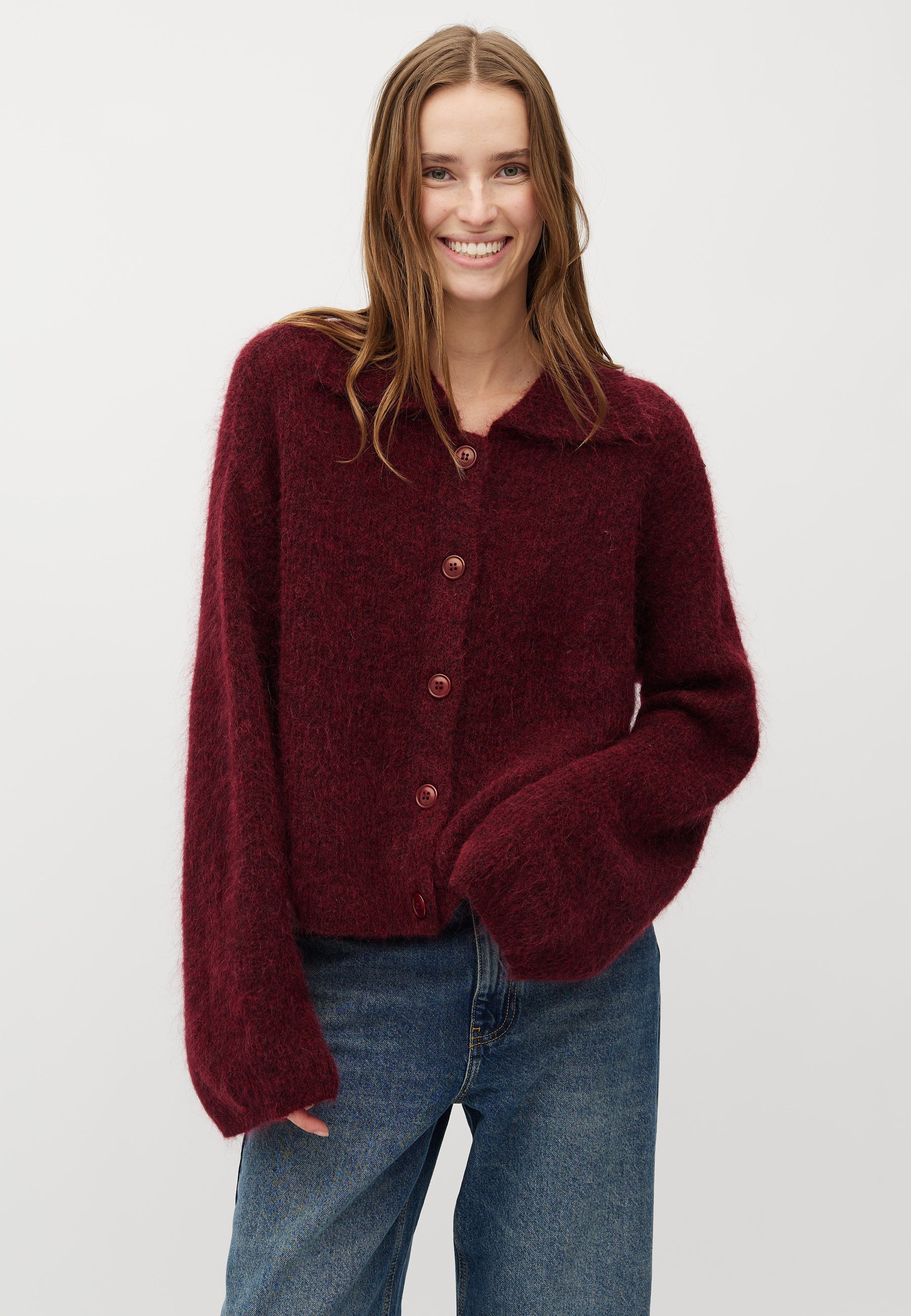 Larya-M Knit Cardigan - Fig