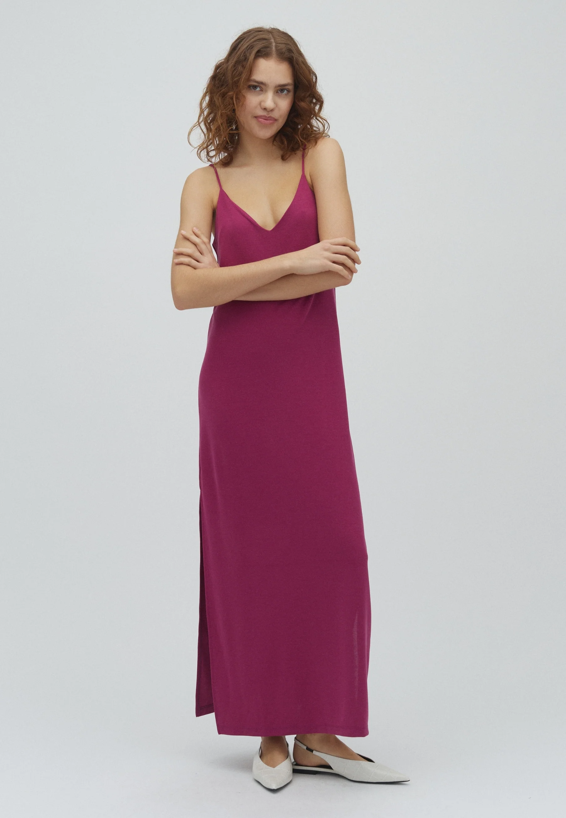 Leslee-M Dress - Radiant Raspberry