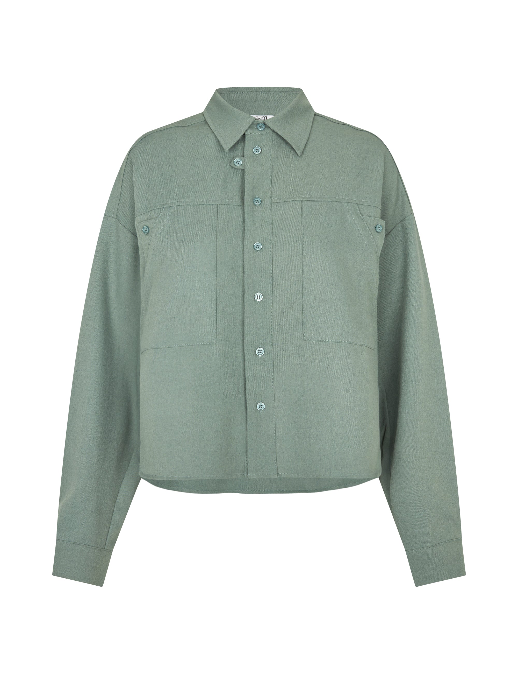 Levya-M Shirt - Iceberg Green Melange - Image 5
