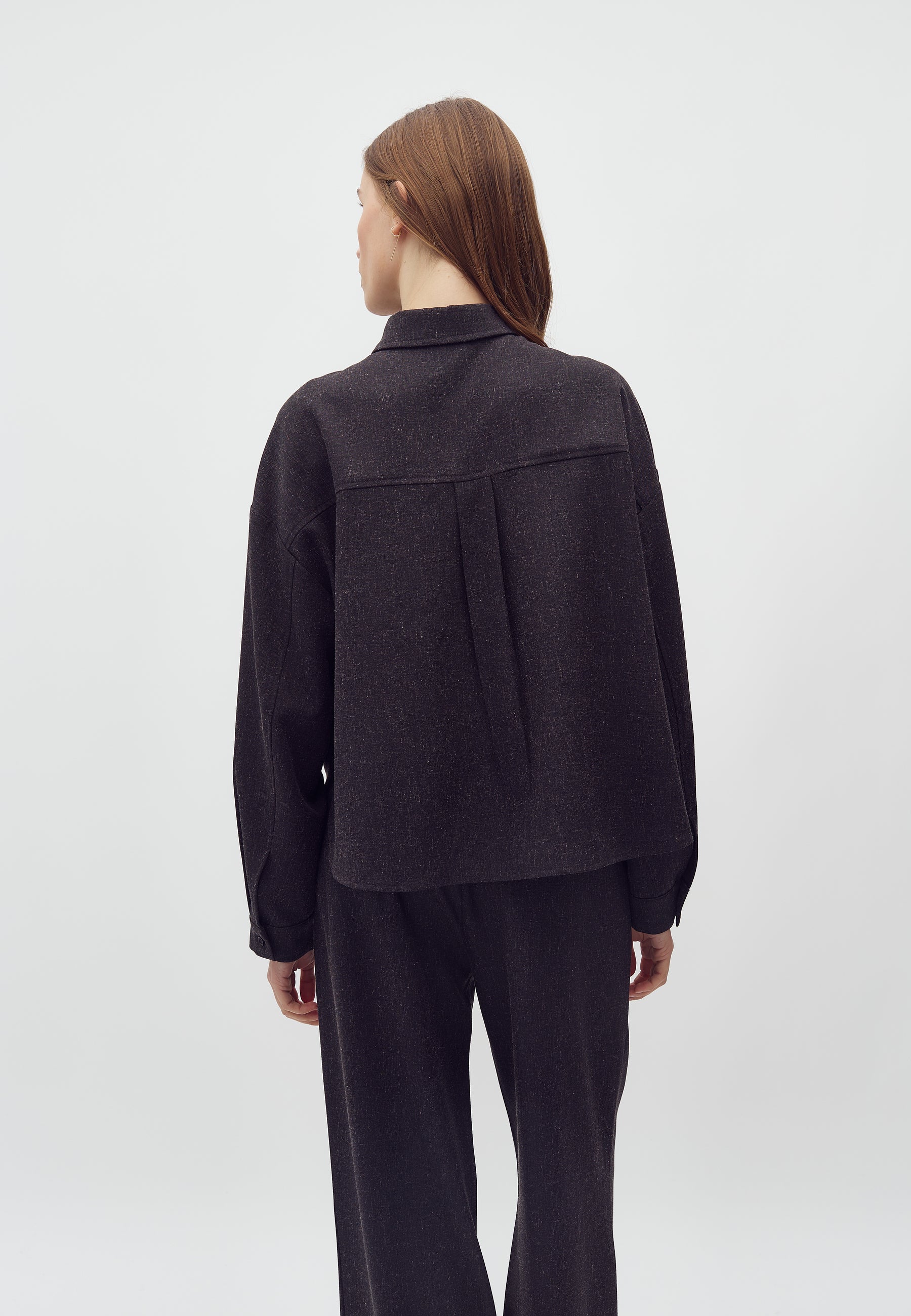 Levya-M Shirt - Midnight Navy Melange - Image 3