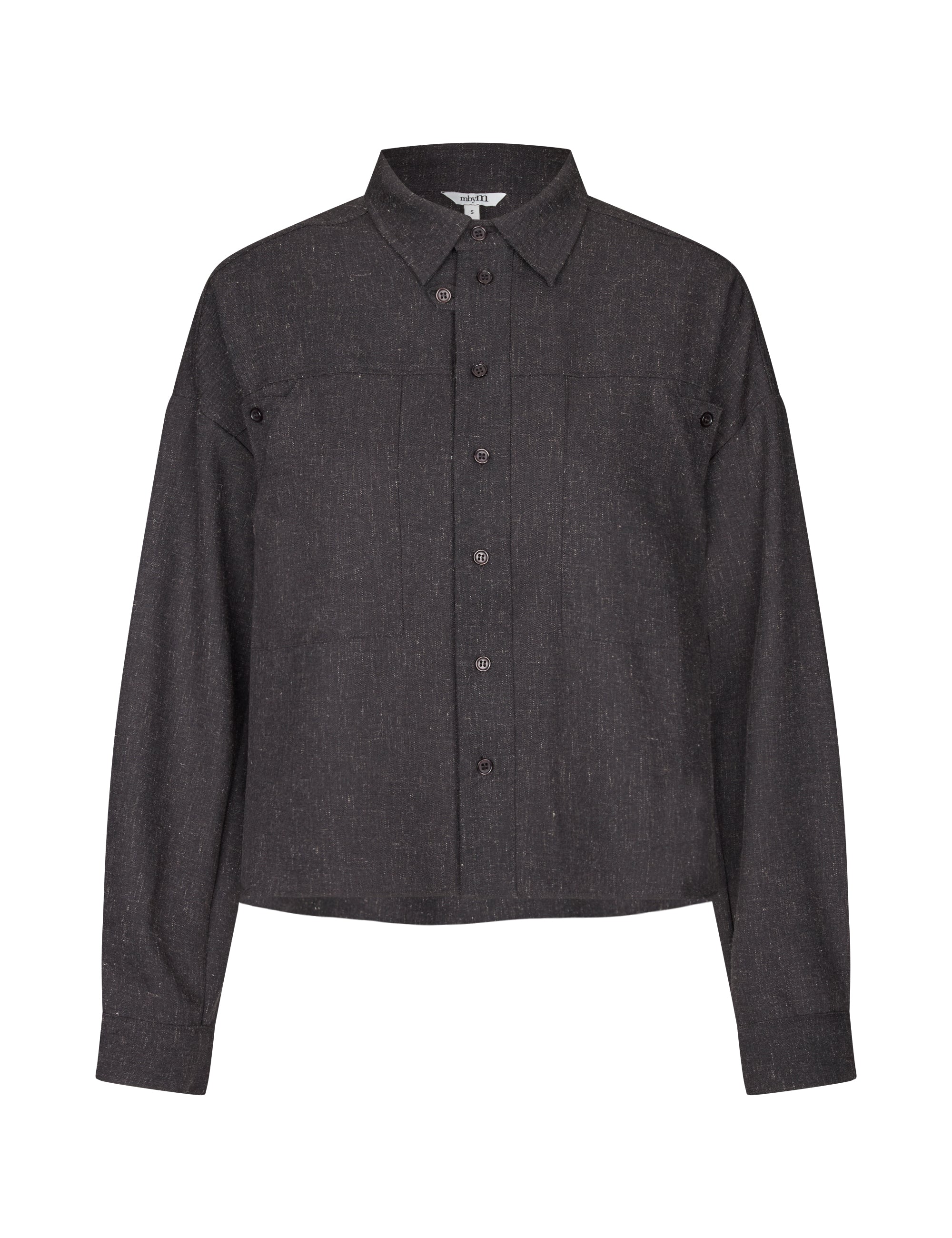 Levya-M Shirt - Midnight Navy Melange - Image 5