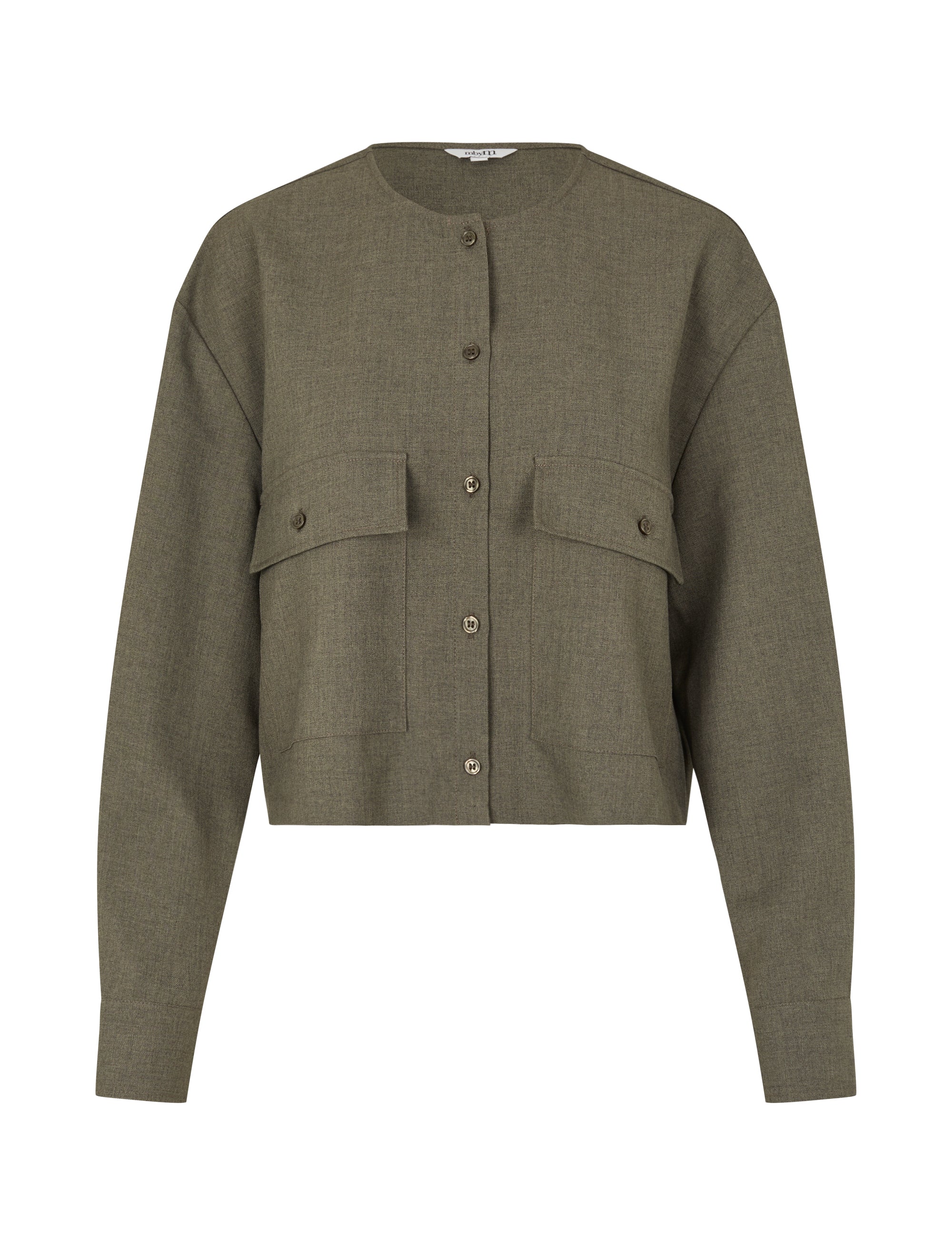 Lican-M Blouse - Deep Green Melange - Image 5