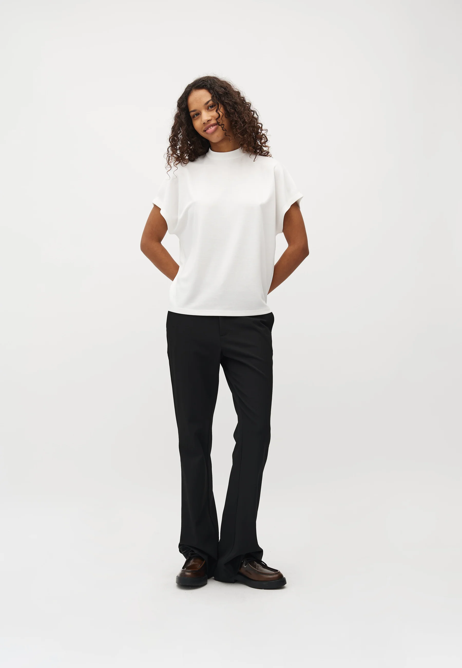 Linea Short-M T-shirt - Sugar - Image 3