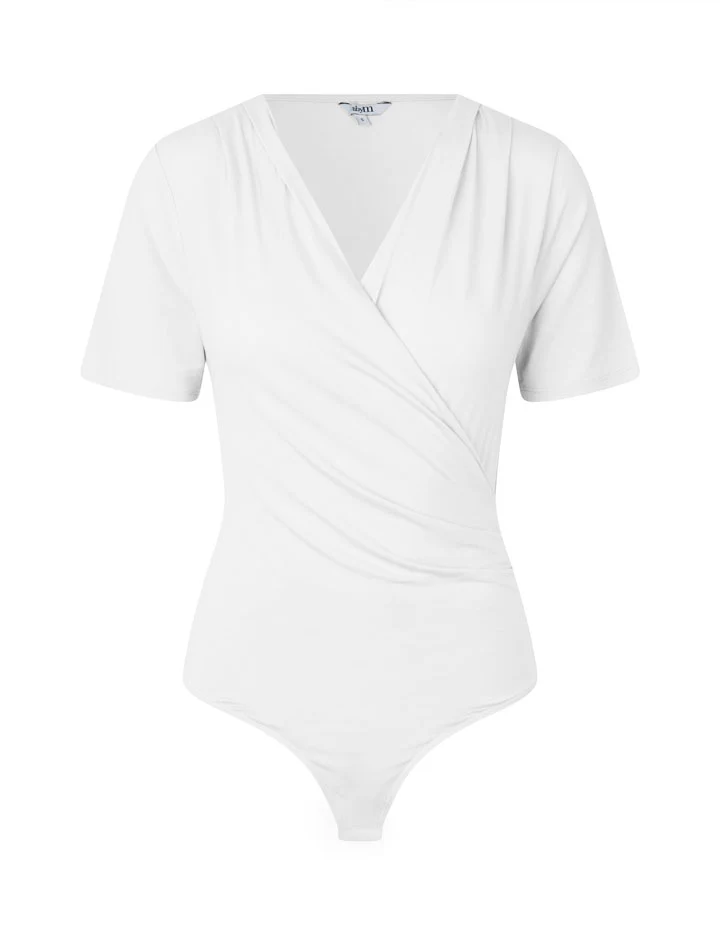 Lione SS-M Bodystocking - Optical White - Image 4