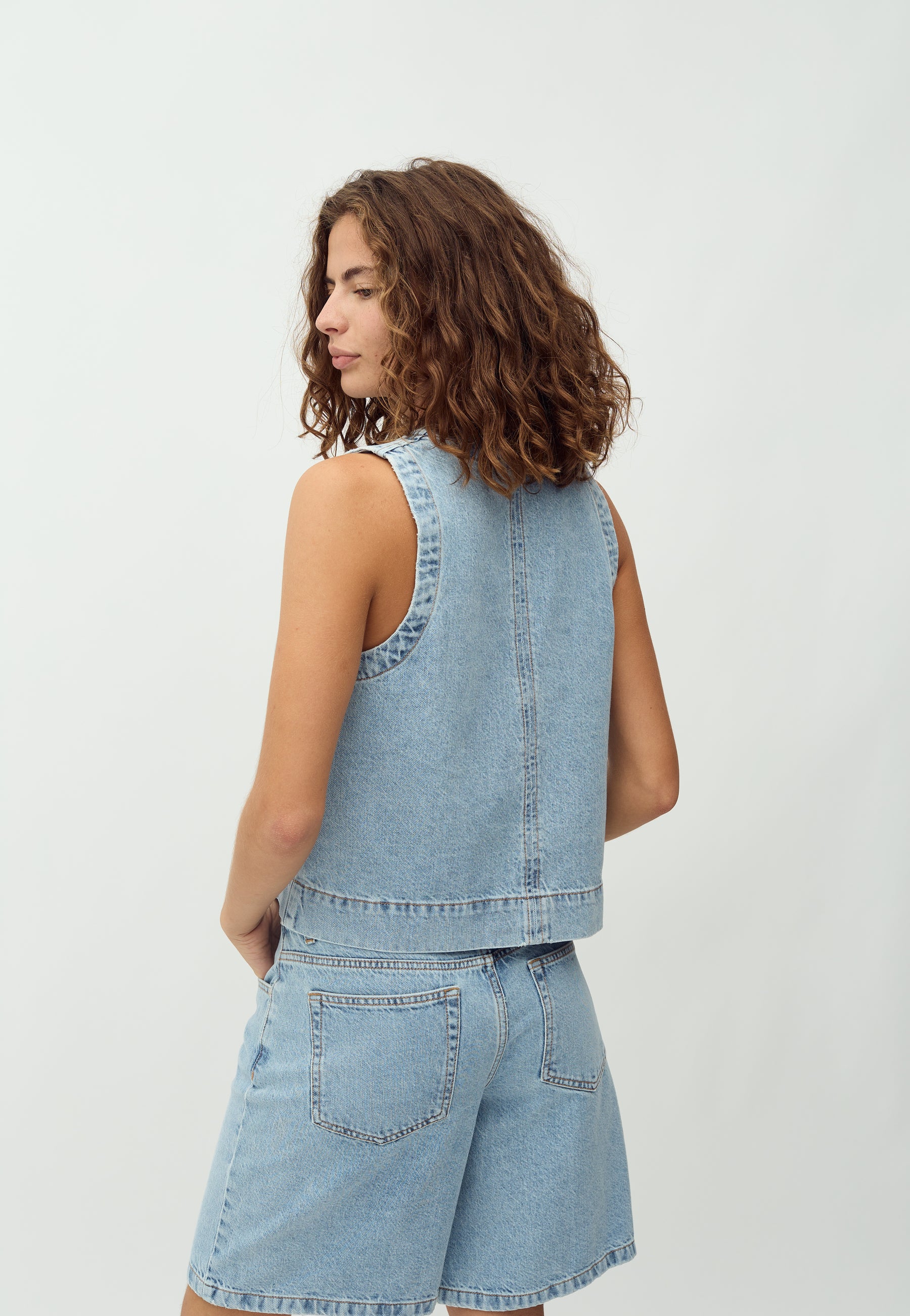 Louisana-M Top - Vintage Light Blue - Image 3
