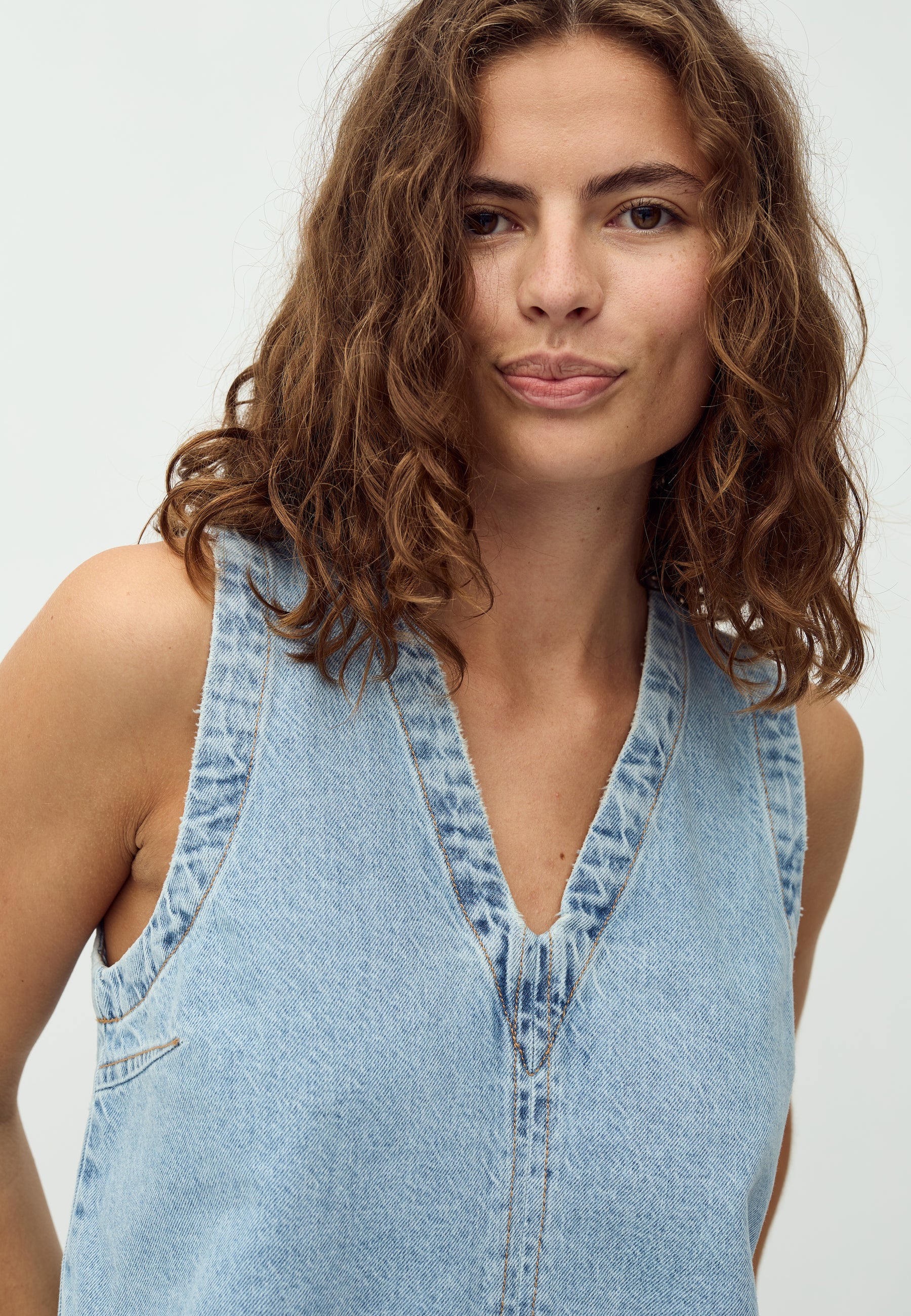 Louisana-M Top - Vintage Light Blue - Image 4