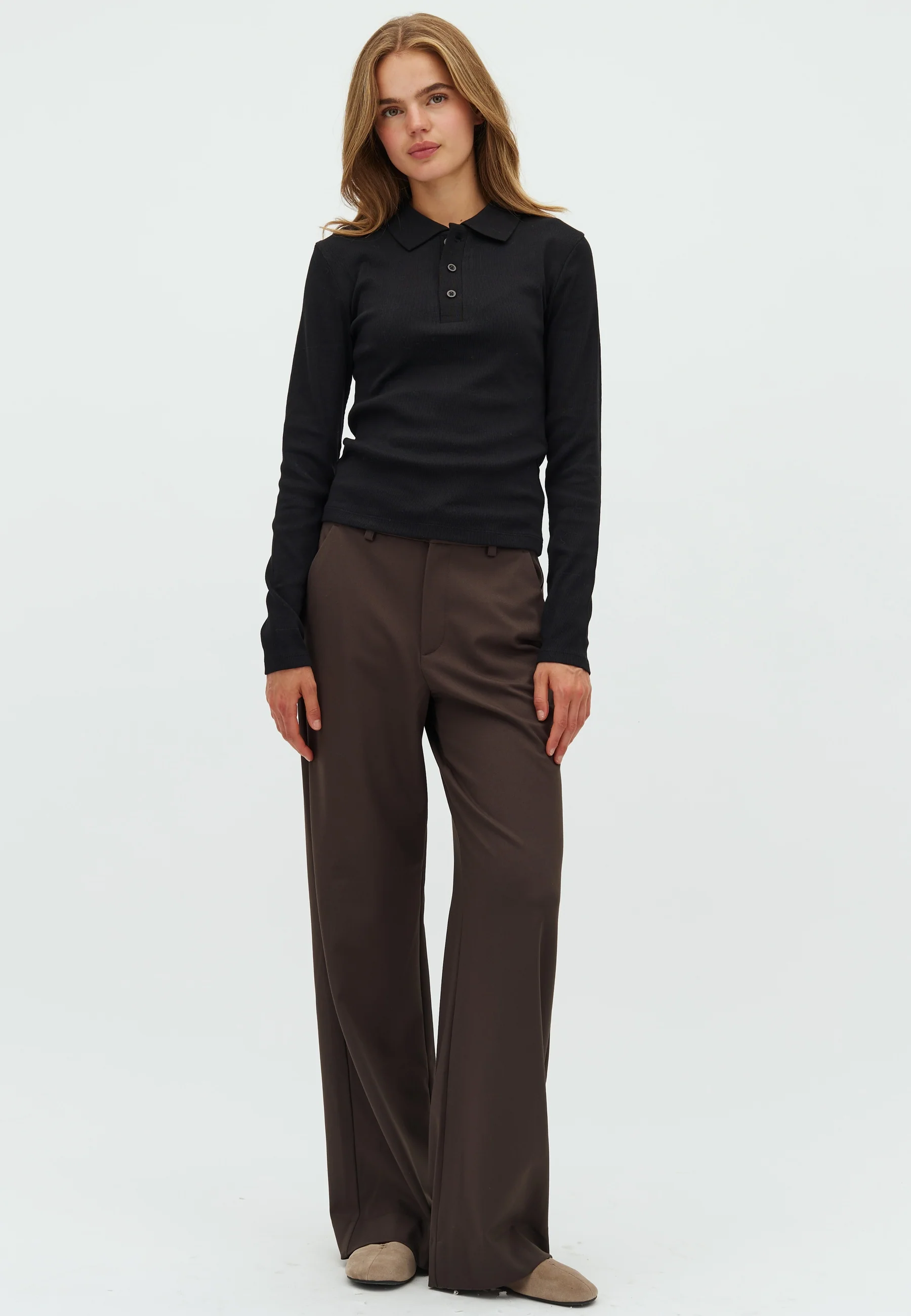 Lucy-M Trousers - Coffee Brown