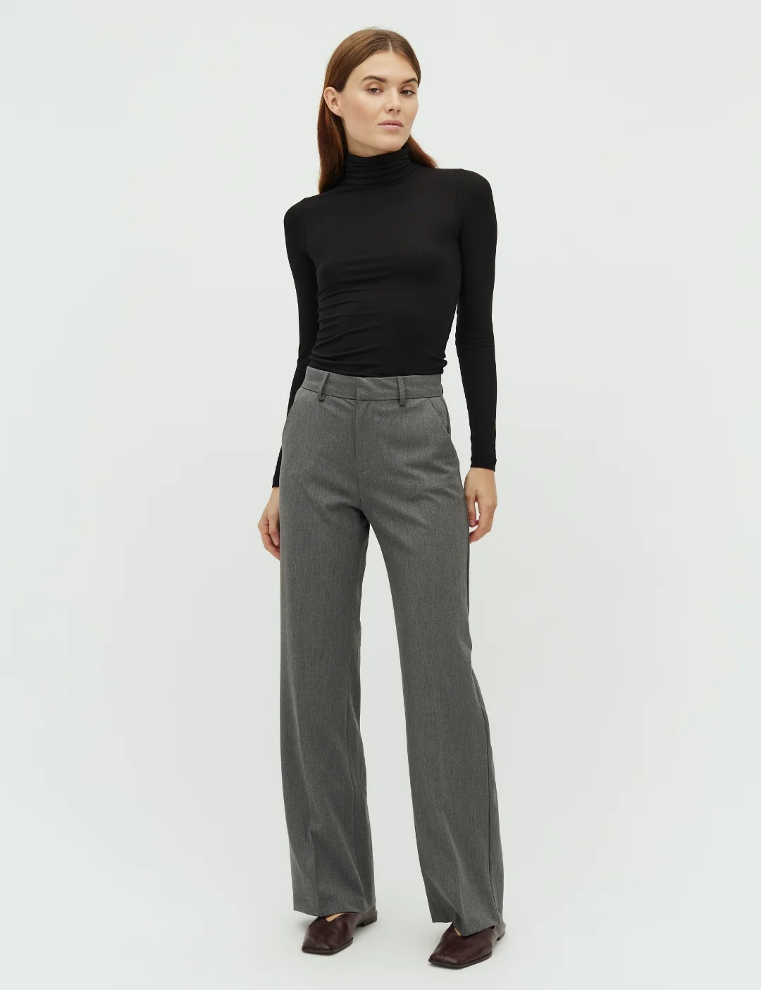 Lucy-M Trousers - Medium Melange