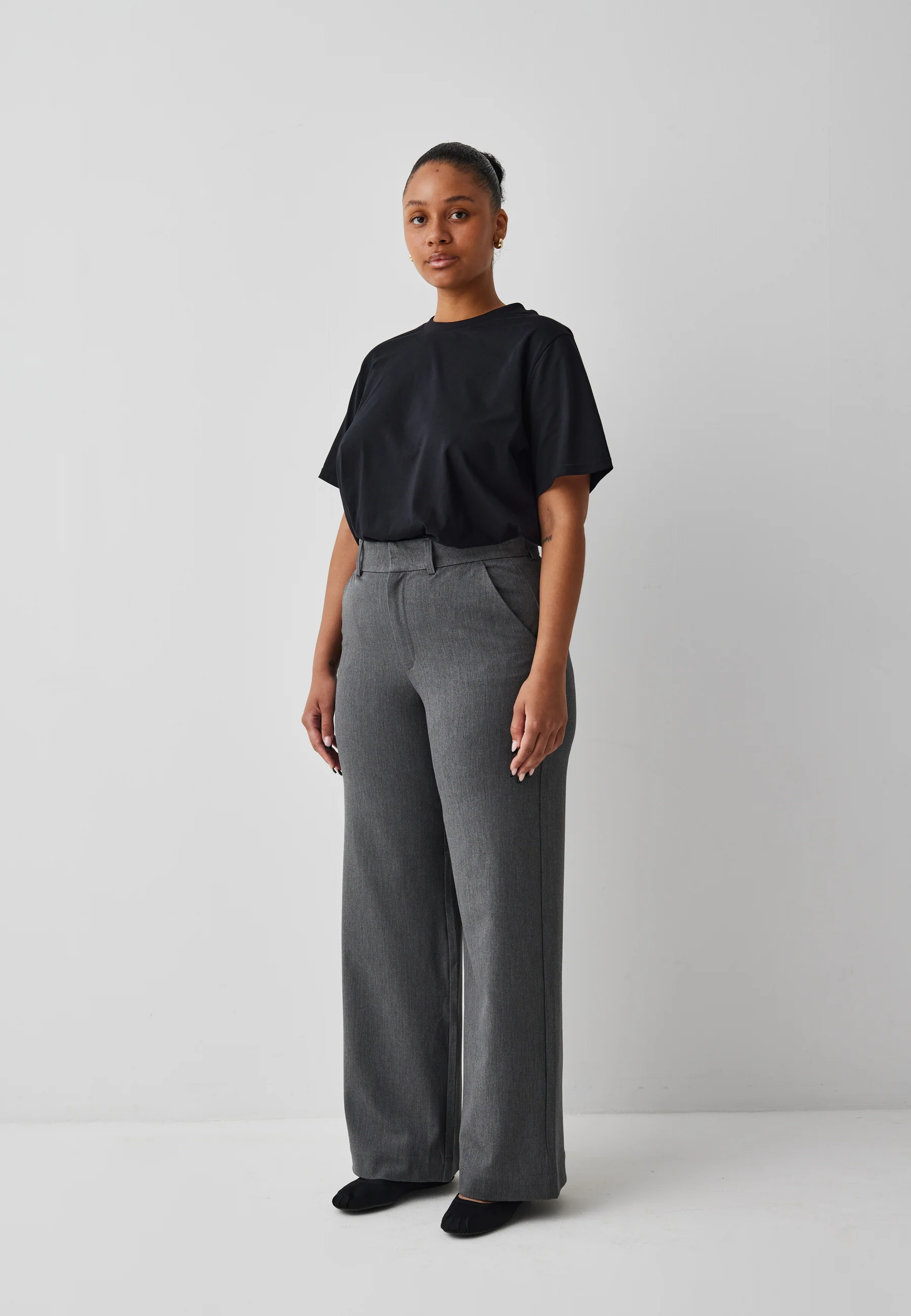 Lucy-M Trousers - Medium Melange - Image 11