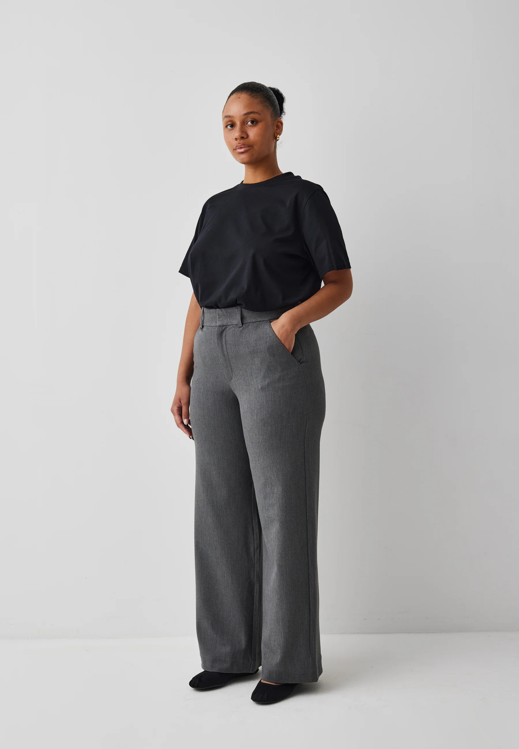 Lucy-M Trousers - Medium Melange - Image 12