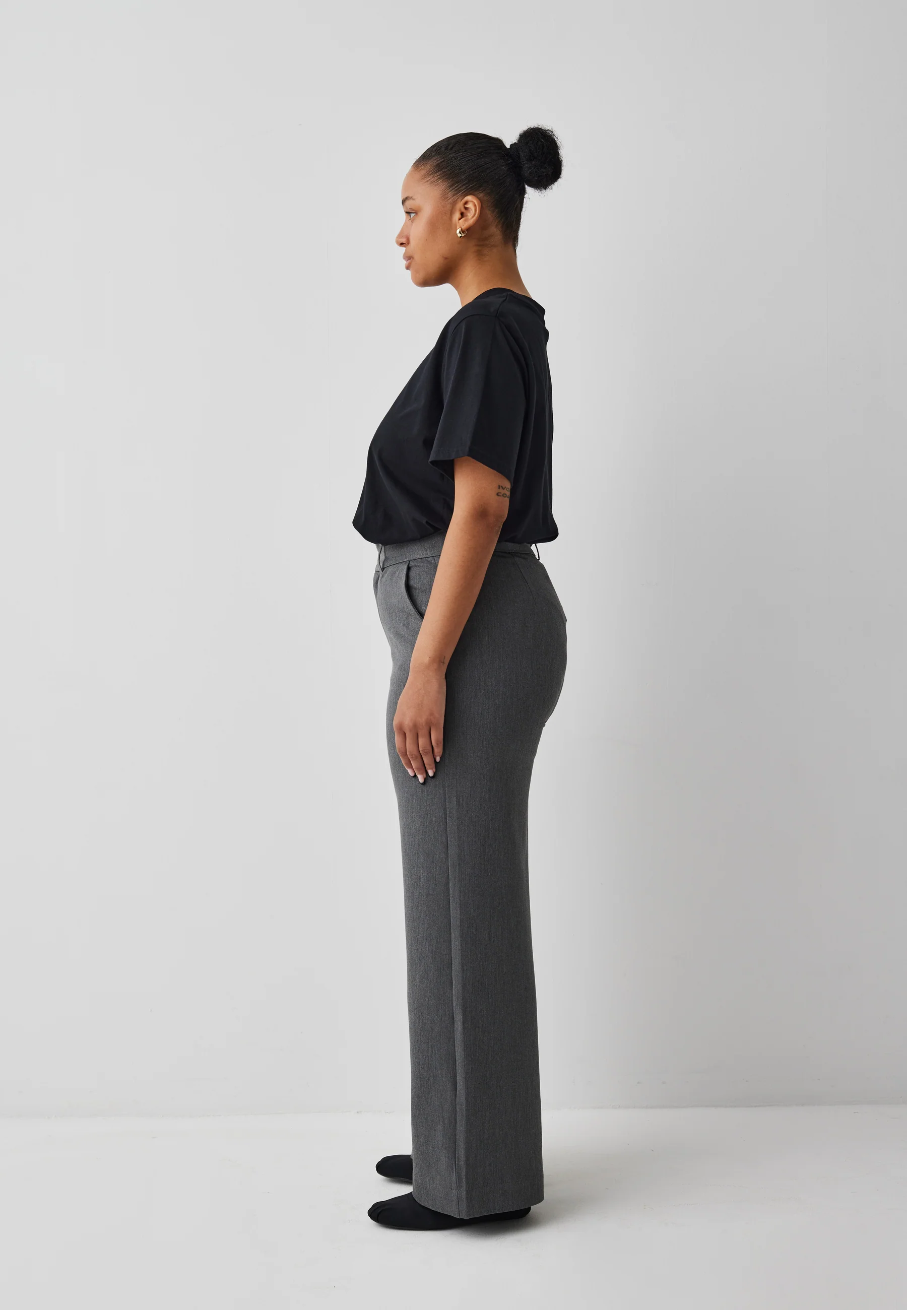 Lucy-M Trousers - Medium Melange - Image 13
