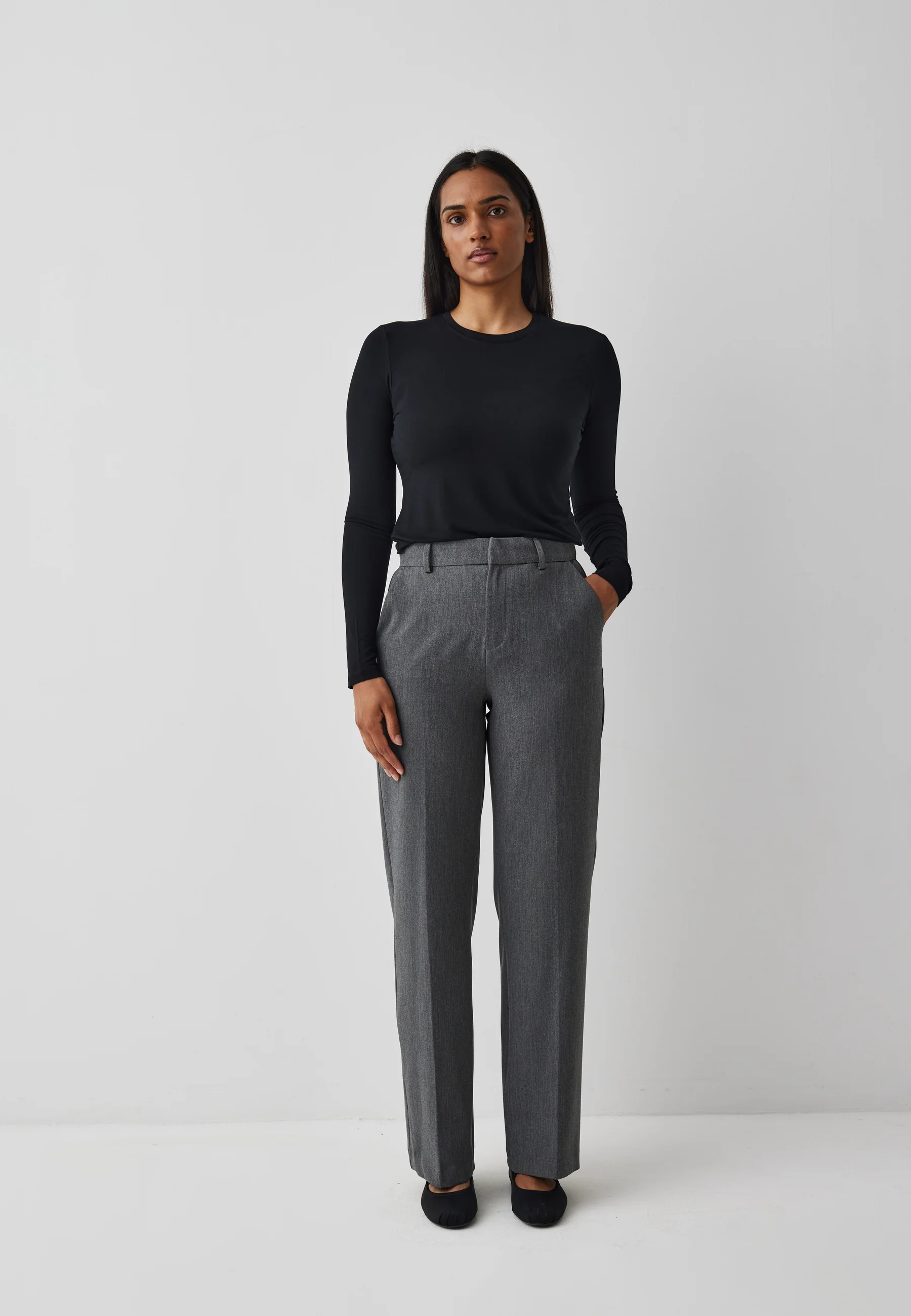 Lucy-M Trousers - Medium Melange - Image 15