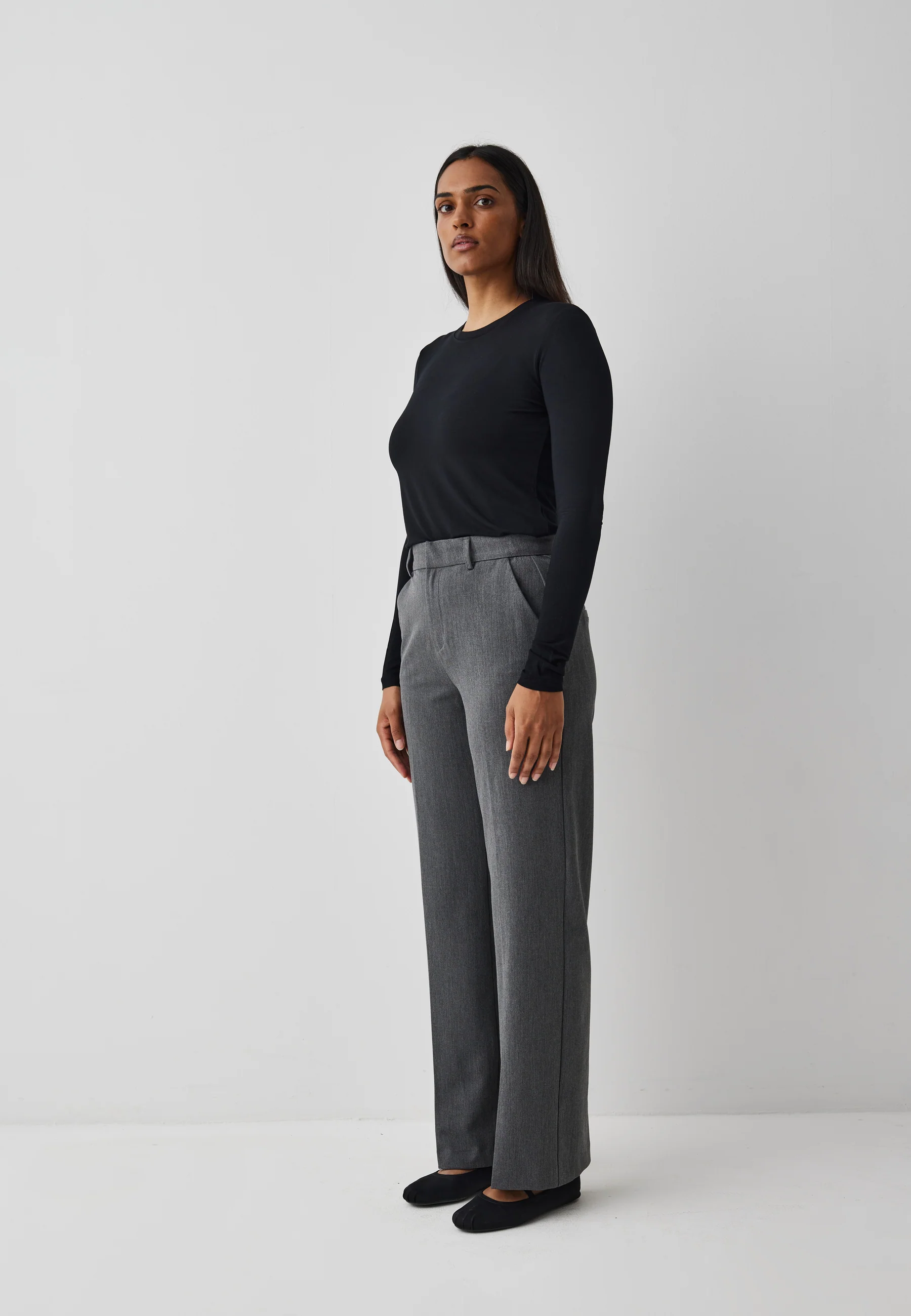 Lucy-M Trousers - Medium Melange - Image 16
