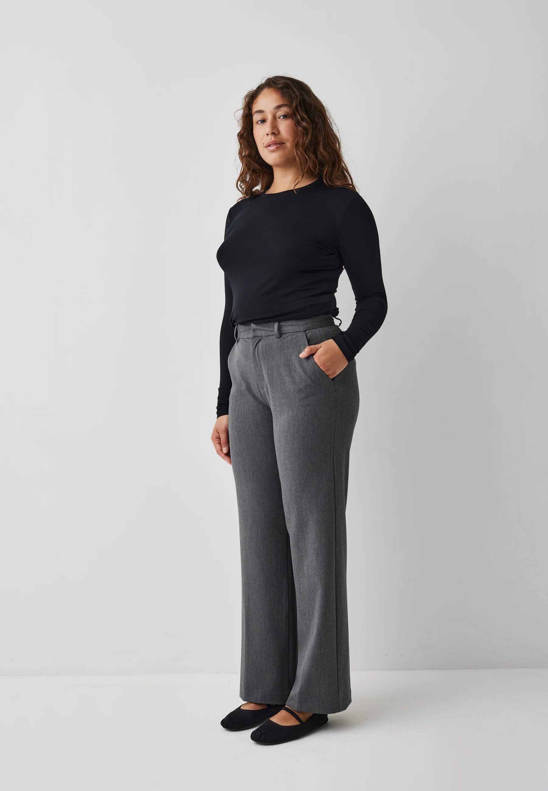 Lucy-M Trousers - Medium Melange - Image 23