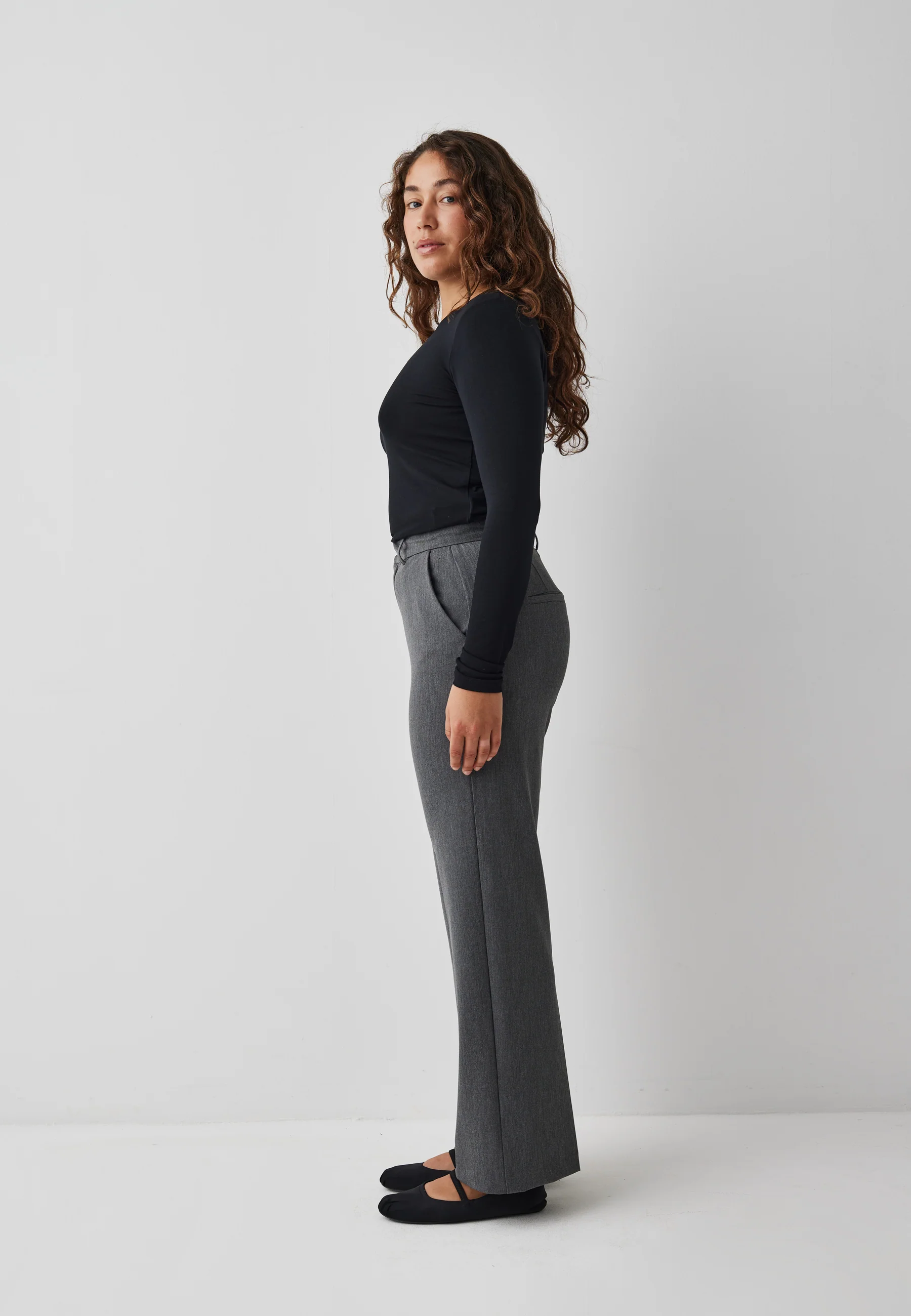 Lucy-M Trousers - Medium Melange - Image 24