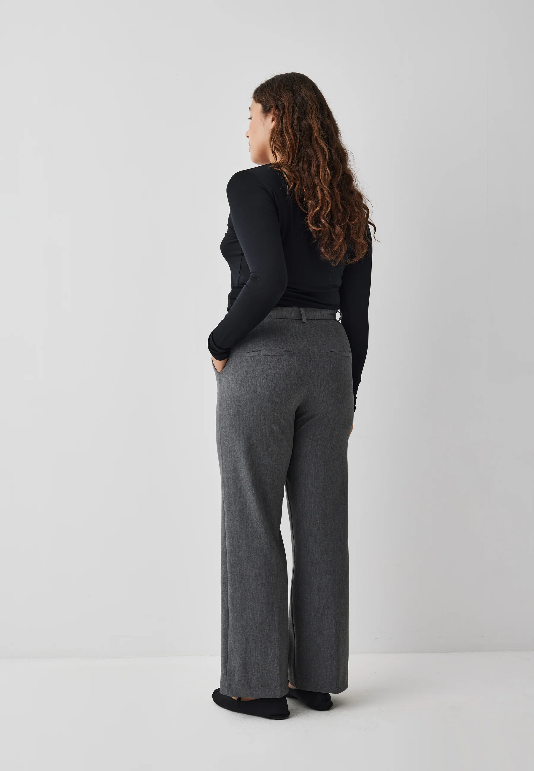 Lucy-M Trousers - Medium Melange - Image 25
