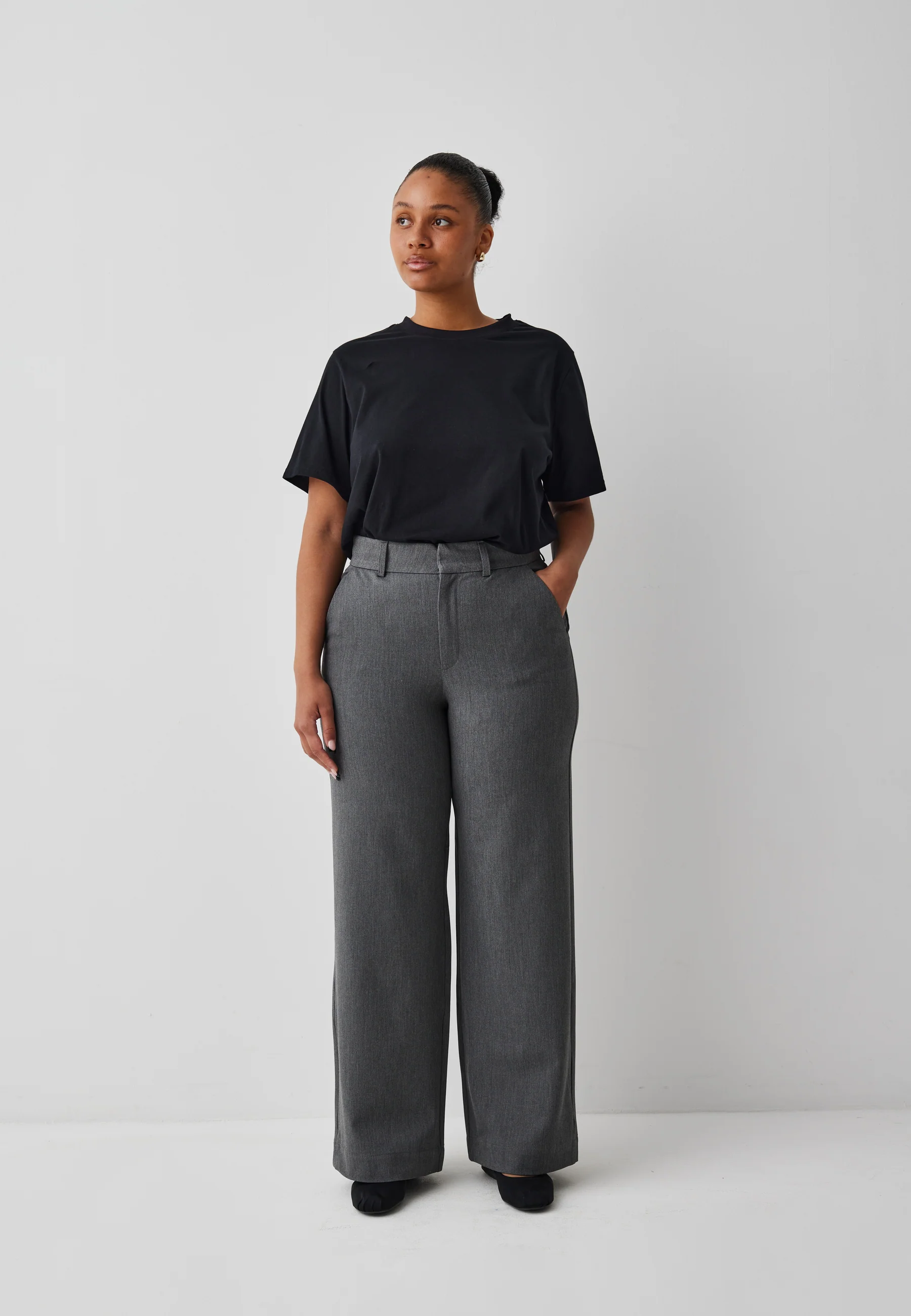 Lucy-M Trousers - Medium Melange - Image 33