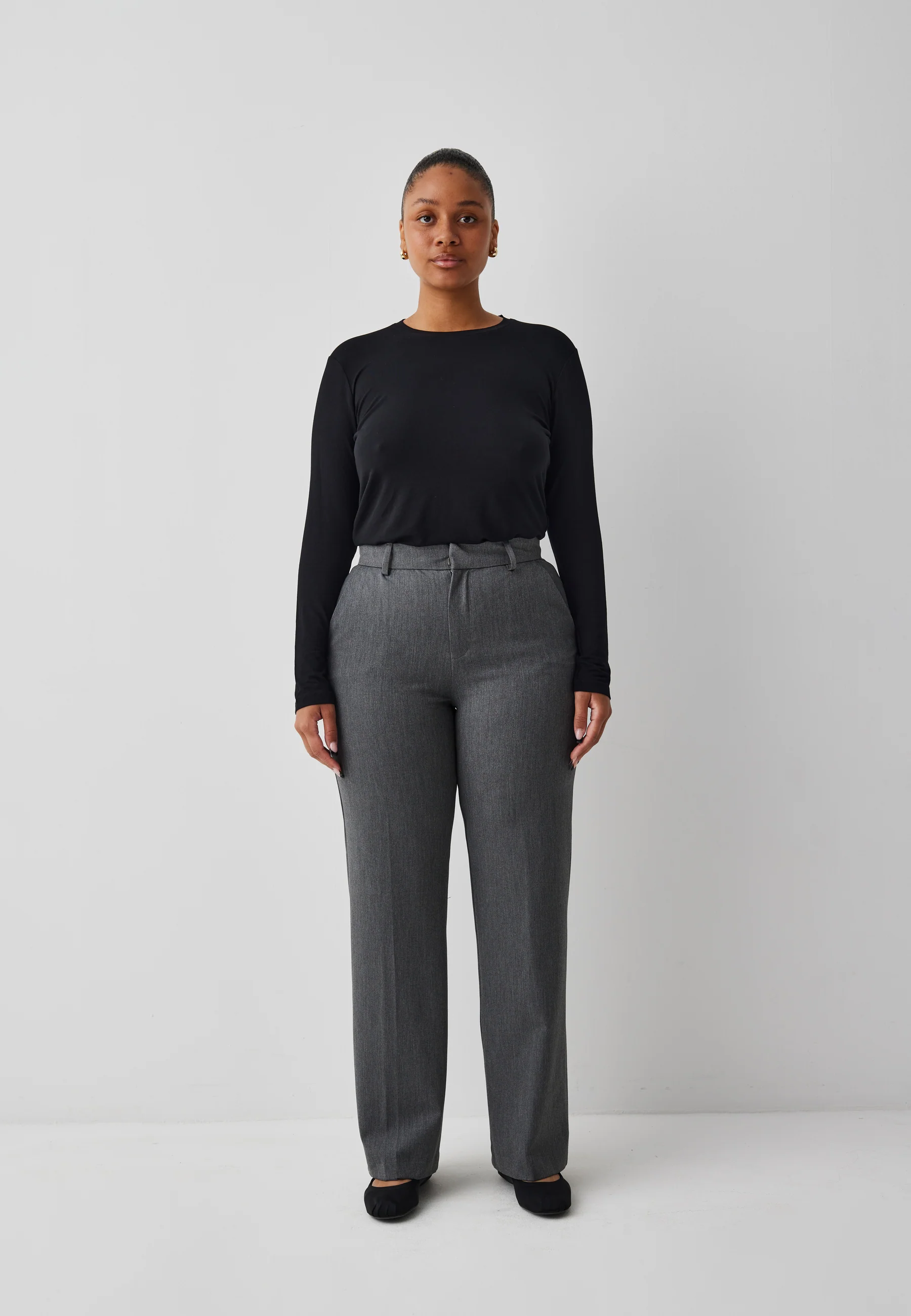 Lucy-M Trousers - Medium Melange - Image 6