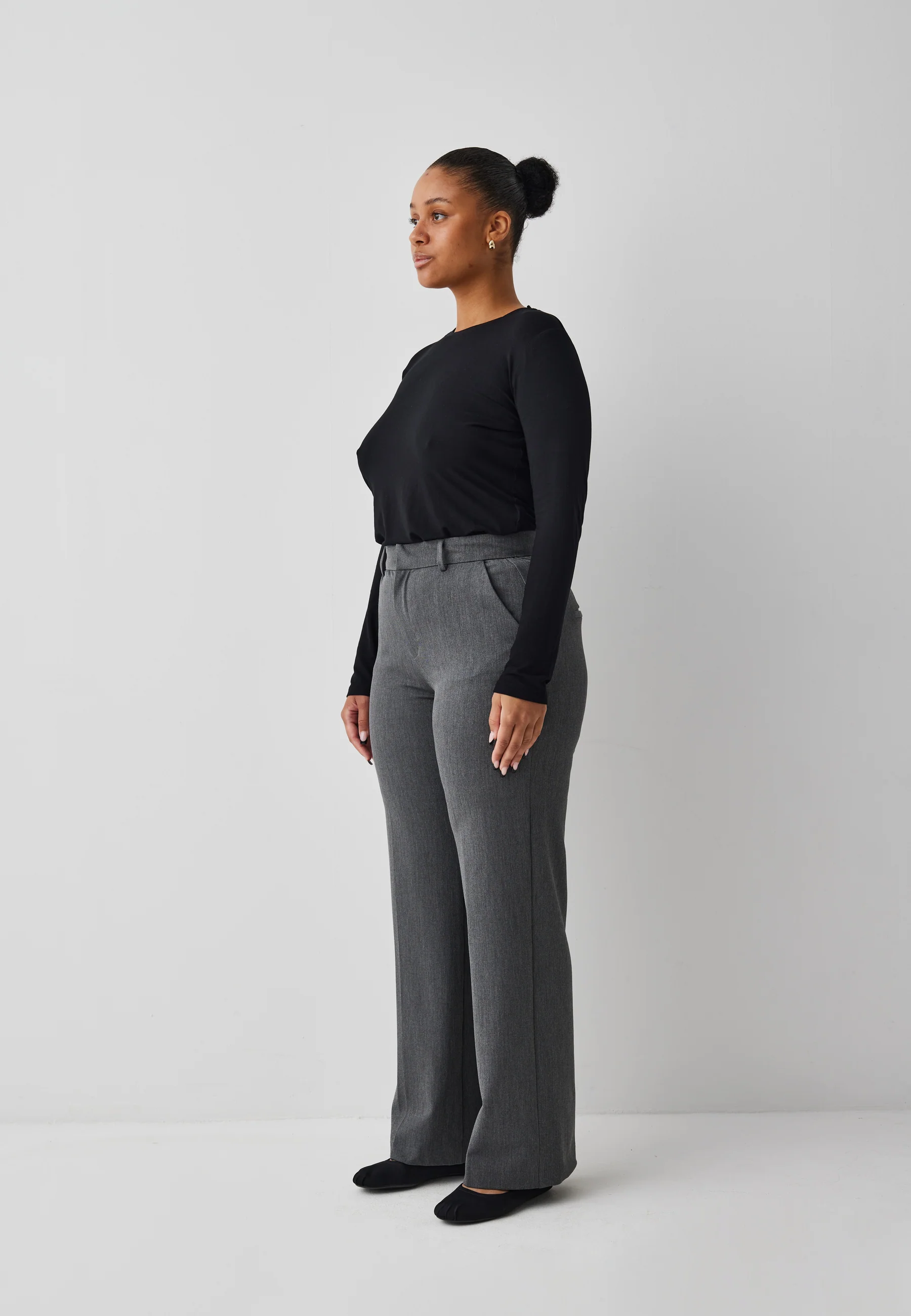 Lucy-M Trousers - Medium Melange - Image 8