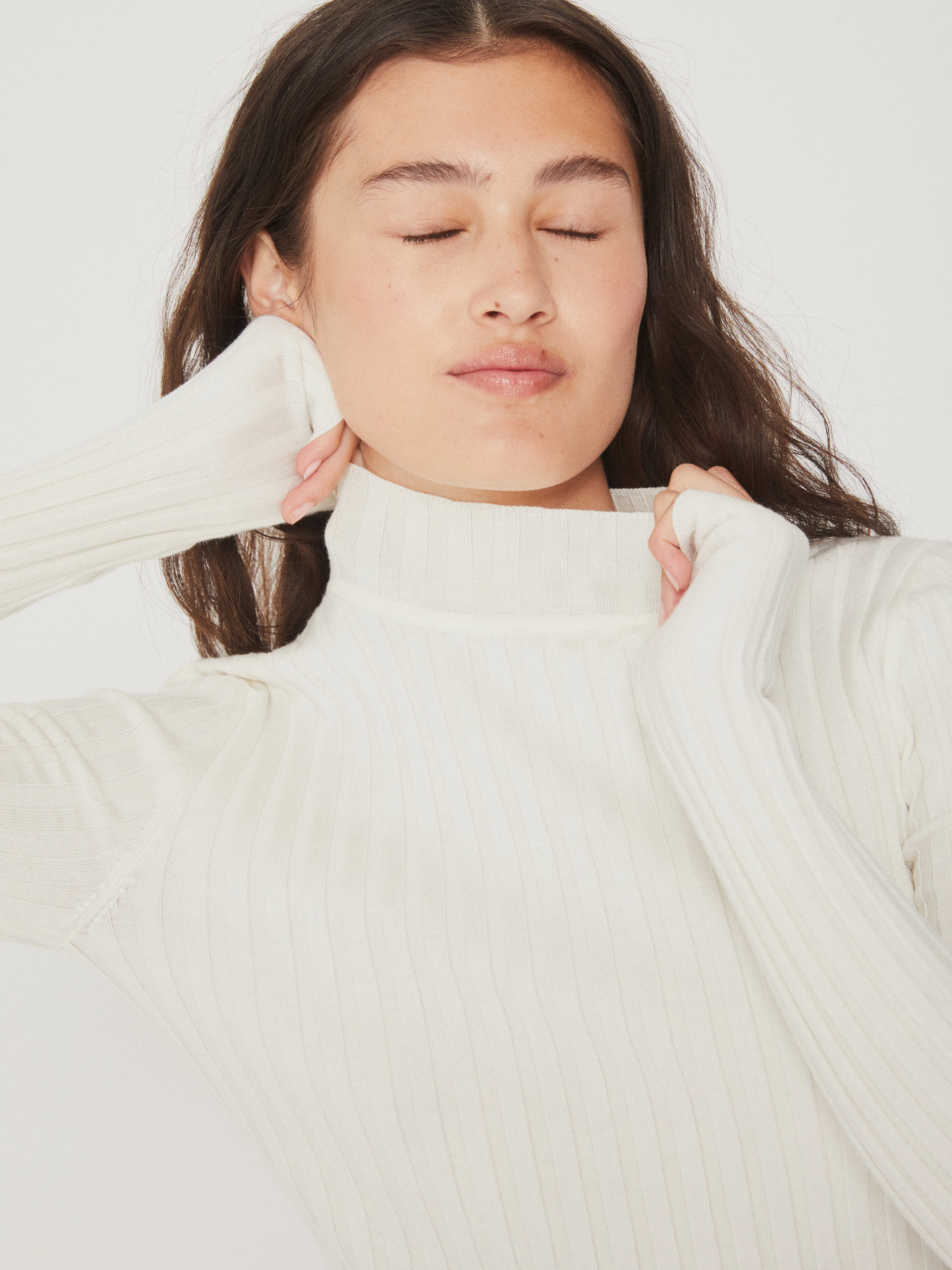 Magen Knit Blouse - Sugar - Image 4