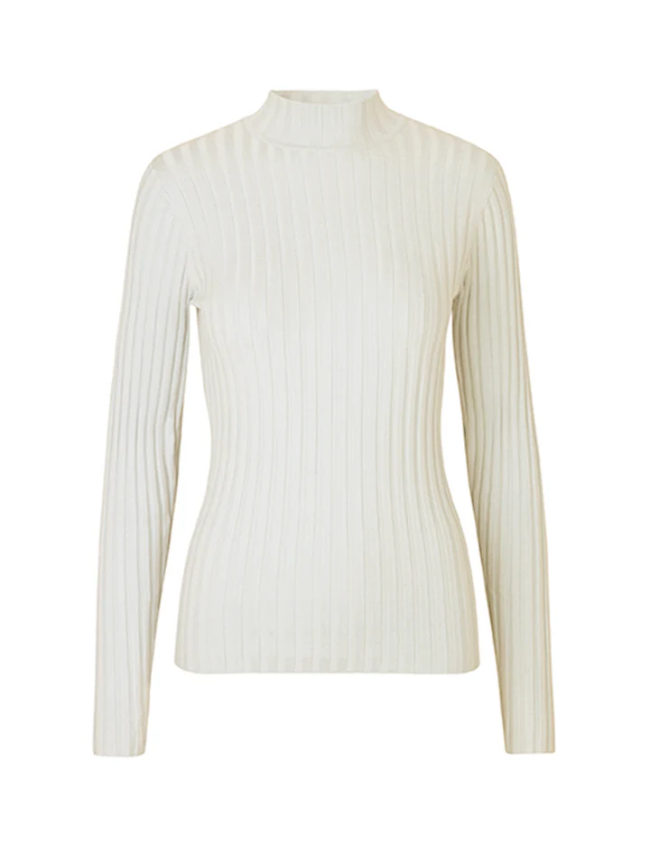 Magen Knit Blouse - Sugar - Image 6