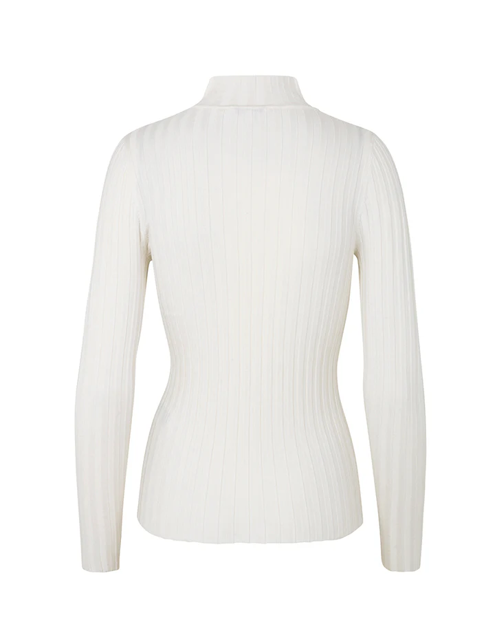 Magen Knit Blouse - Sugar - Image 7