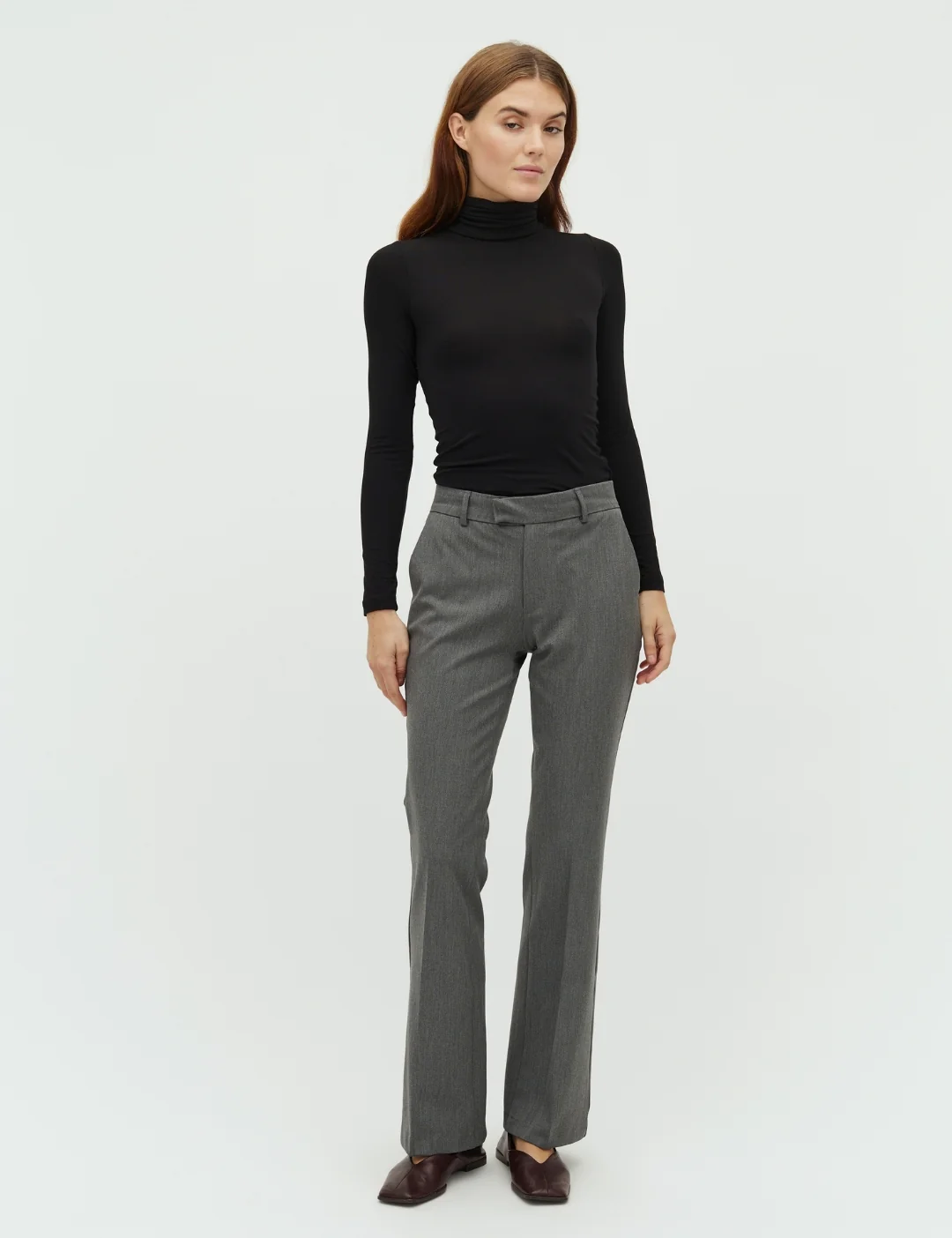 Maii Trousers - Medium Melange