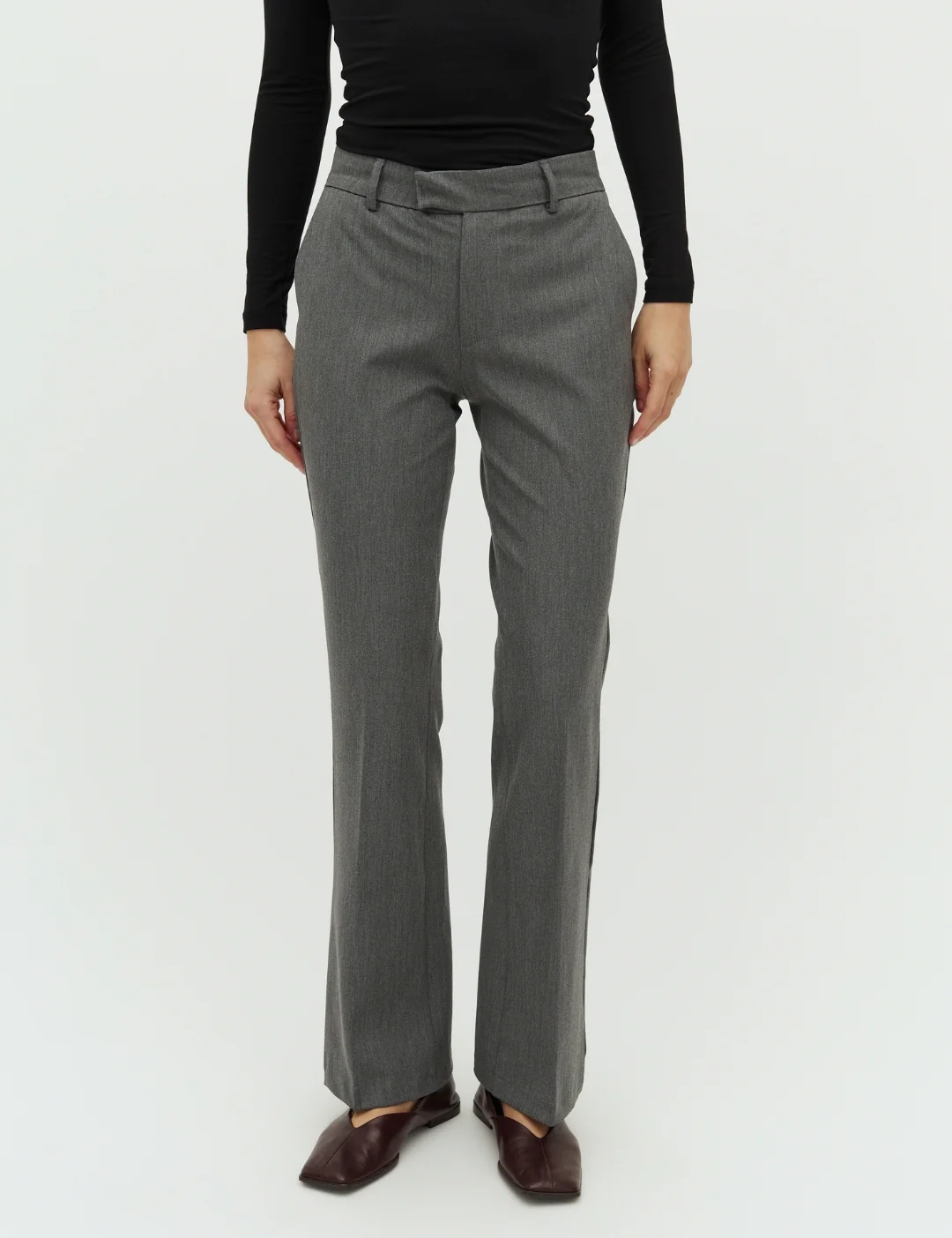 Maii Trousers - Medium Melange - Image 2