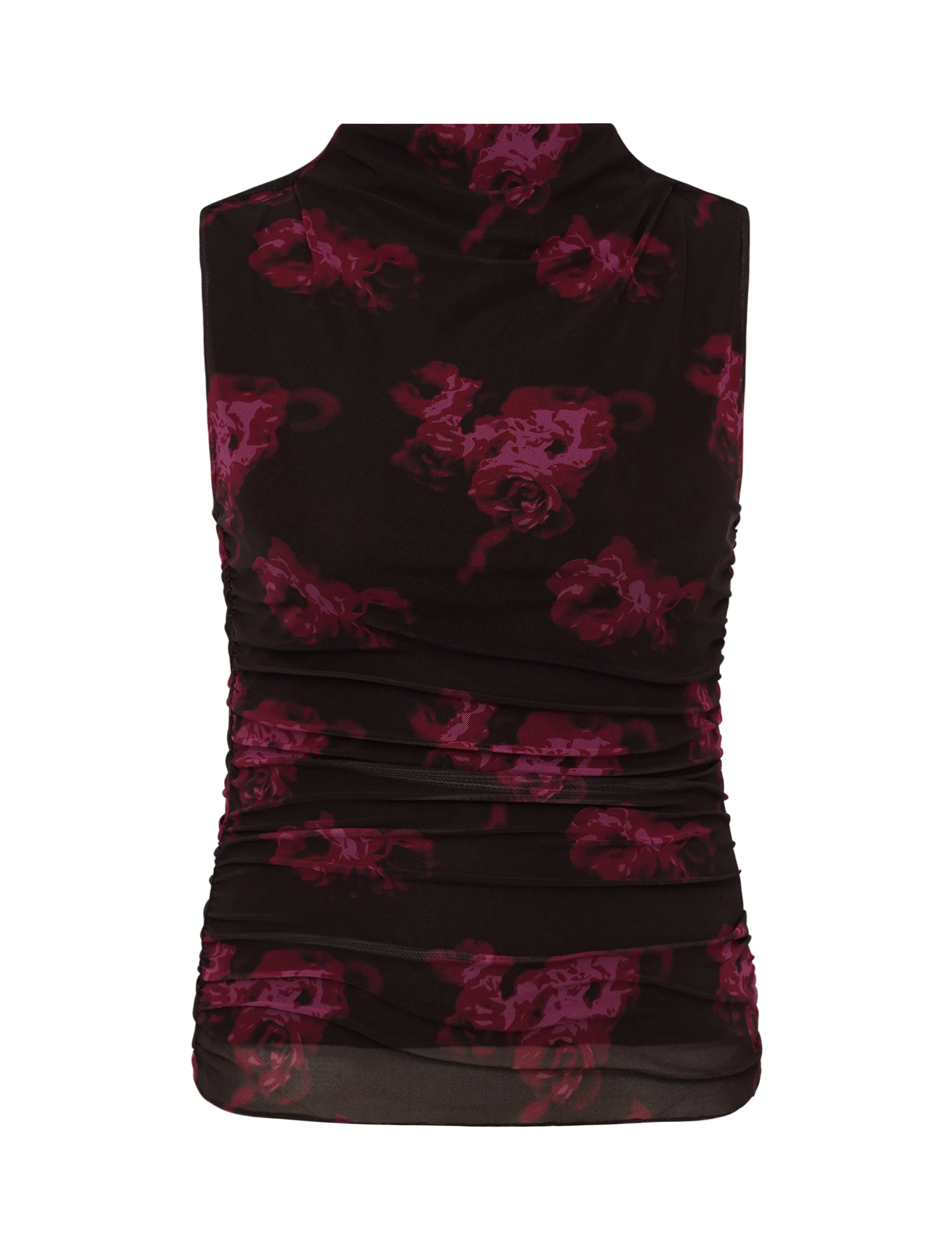 Marceline-M Top - Dark Florella Print - Image 5
