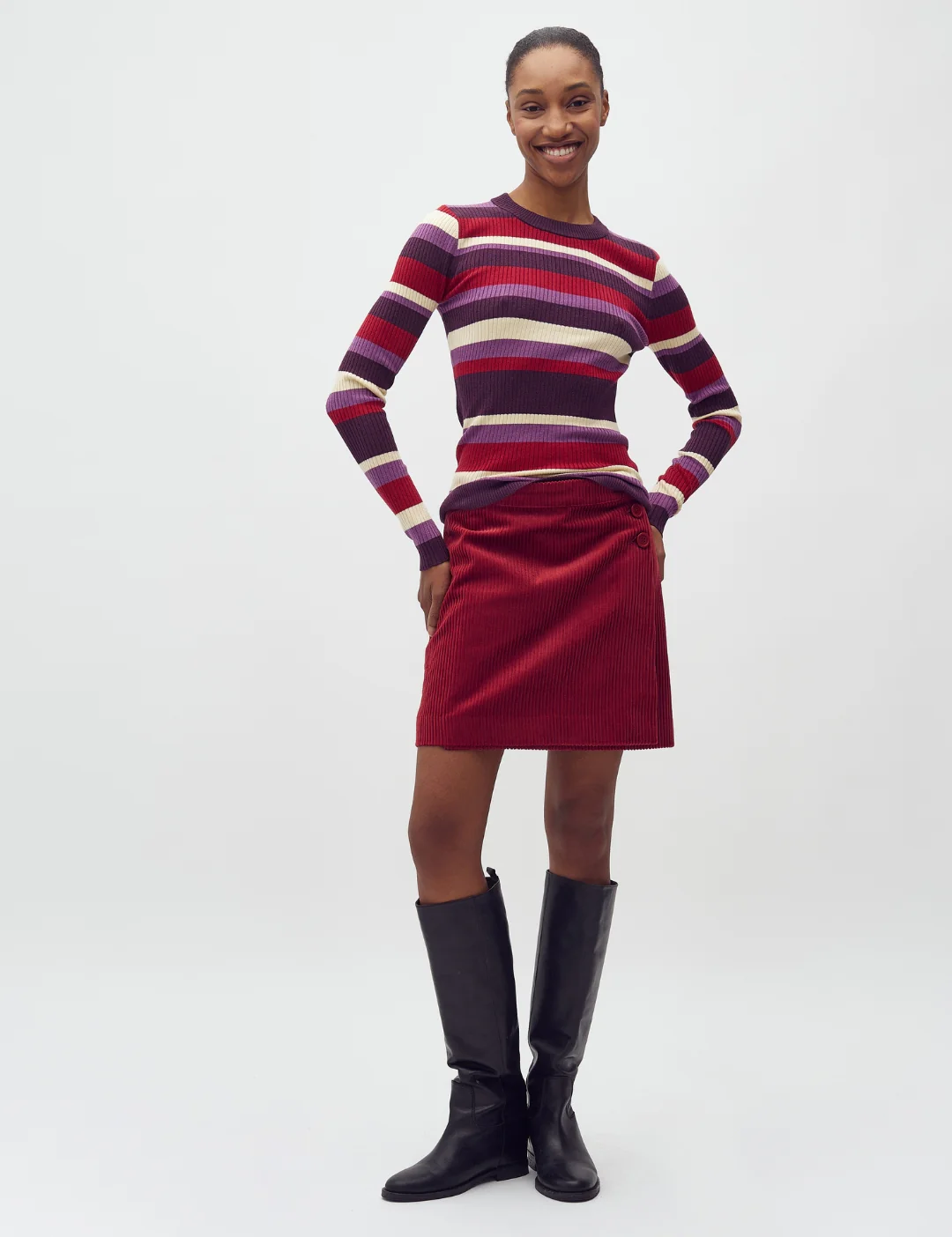 Marlie-M Skirt - Karanda Red