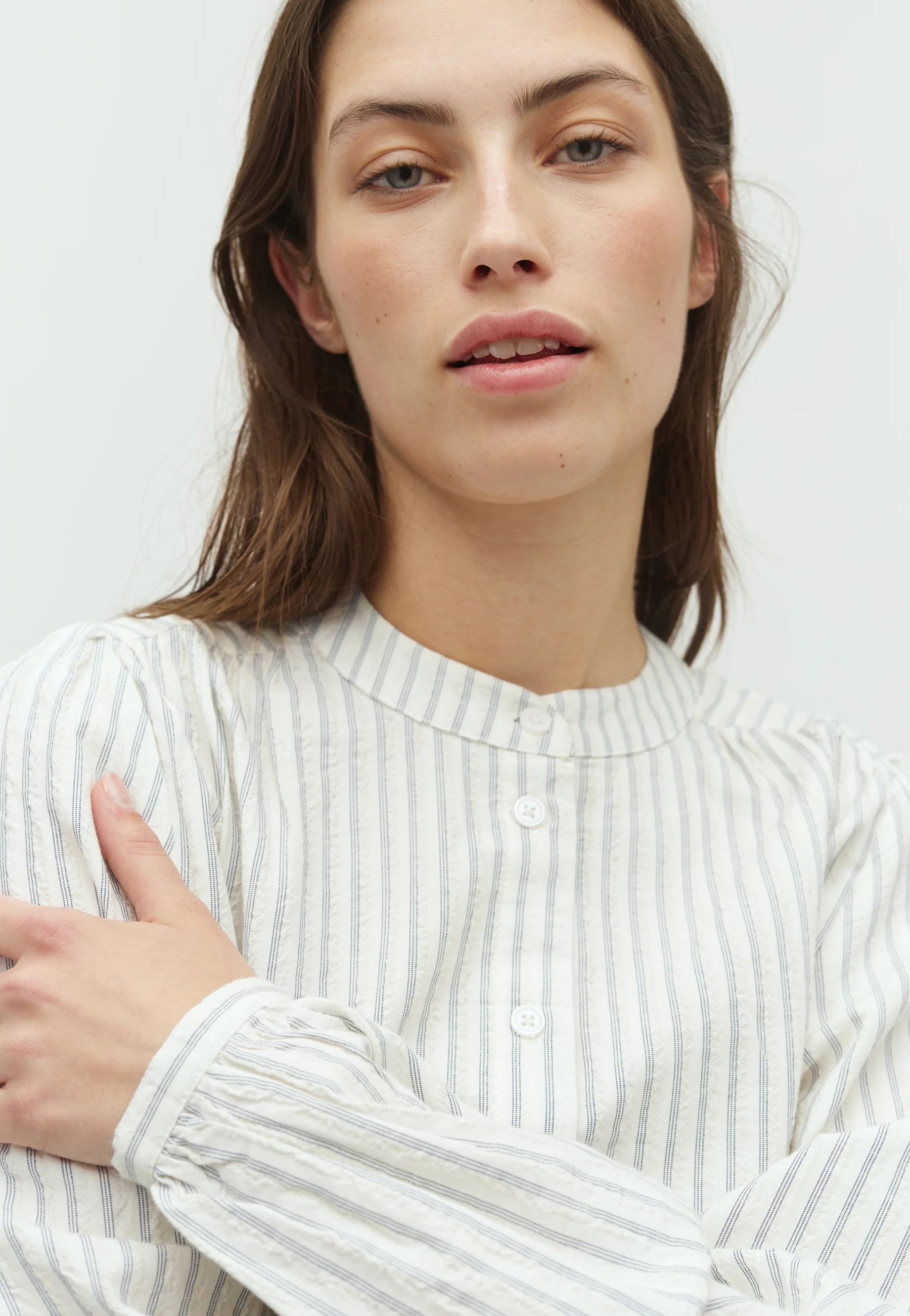 Mathily-M Shirt - Light Sugar Blue Stripe - Image 2