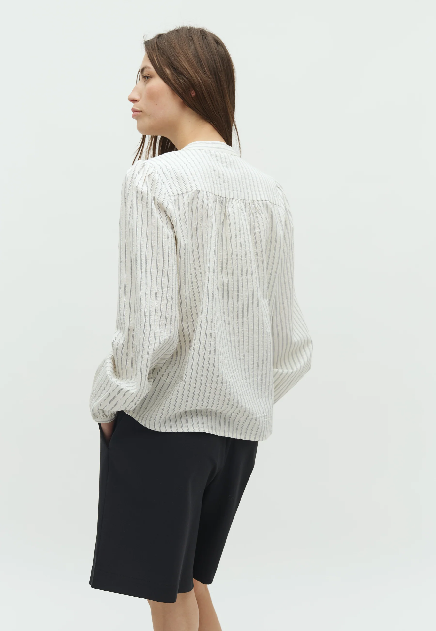 Mathily-M Shirt - Light Sugar Blue Stripe - Image 3