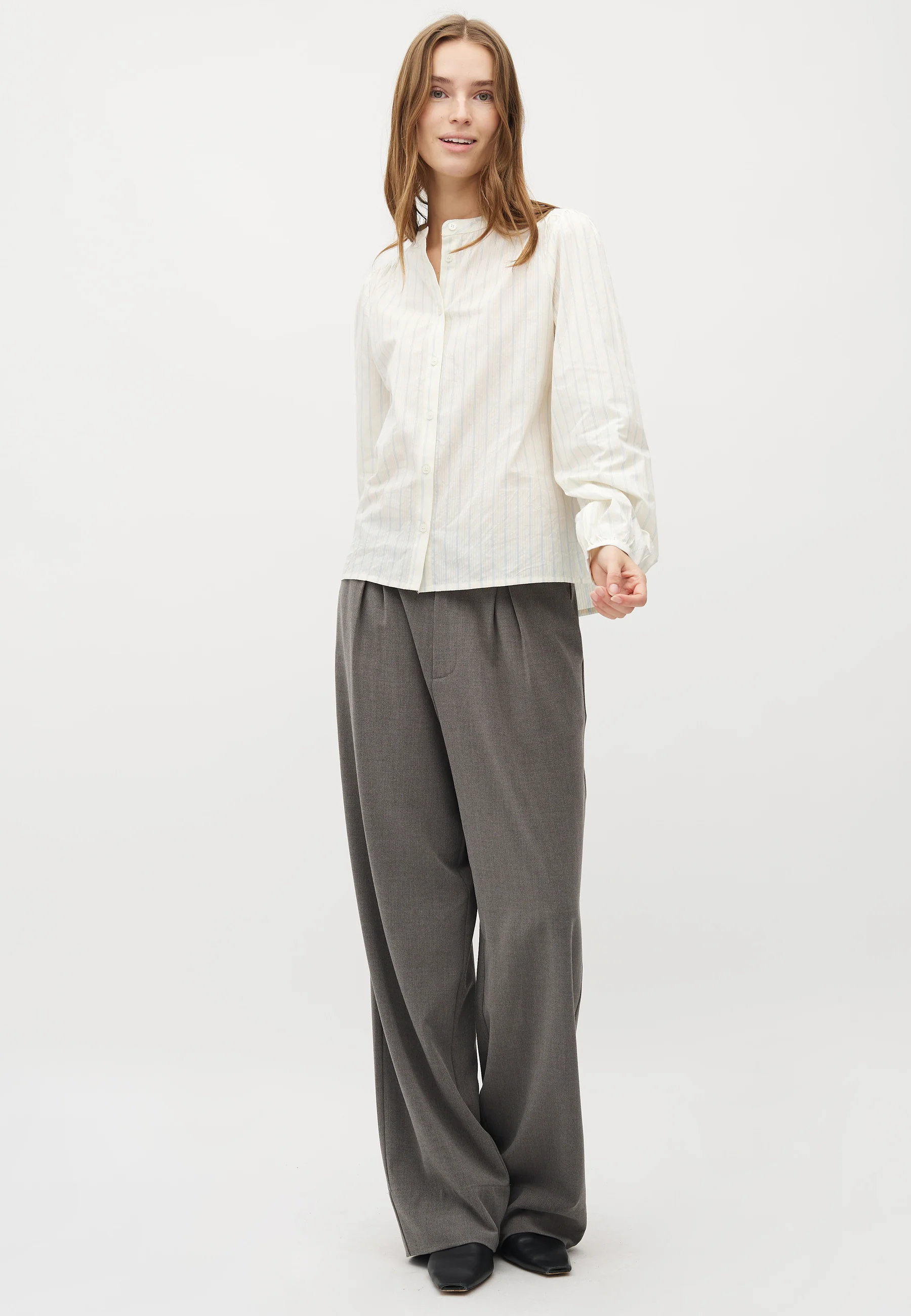 Mathily-M Shirt - Maliva Placid Blue Stripe - Image 4