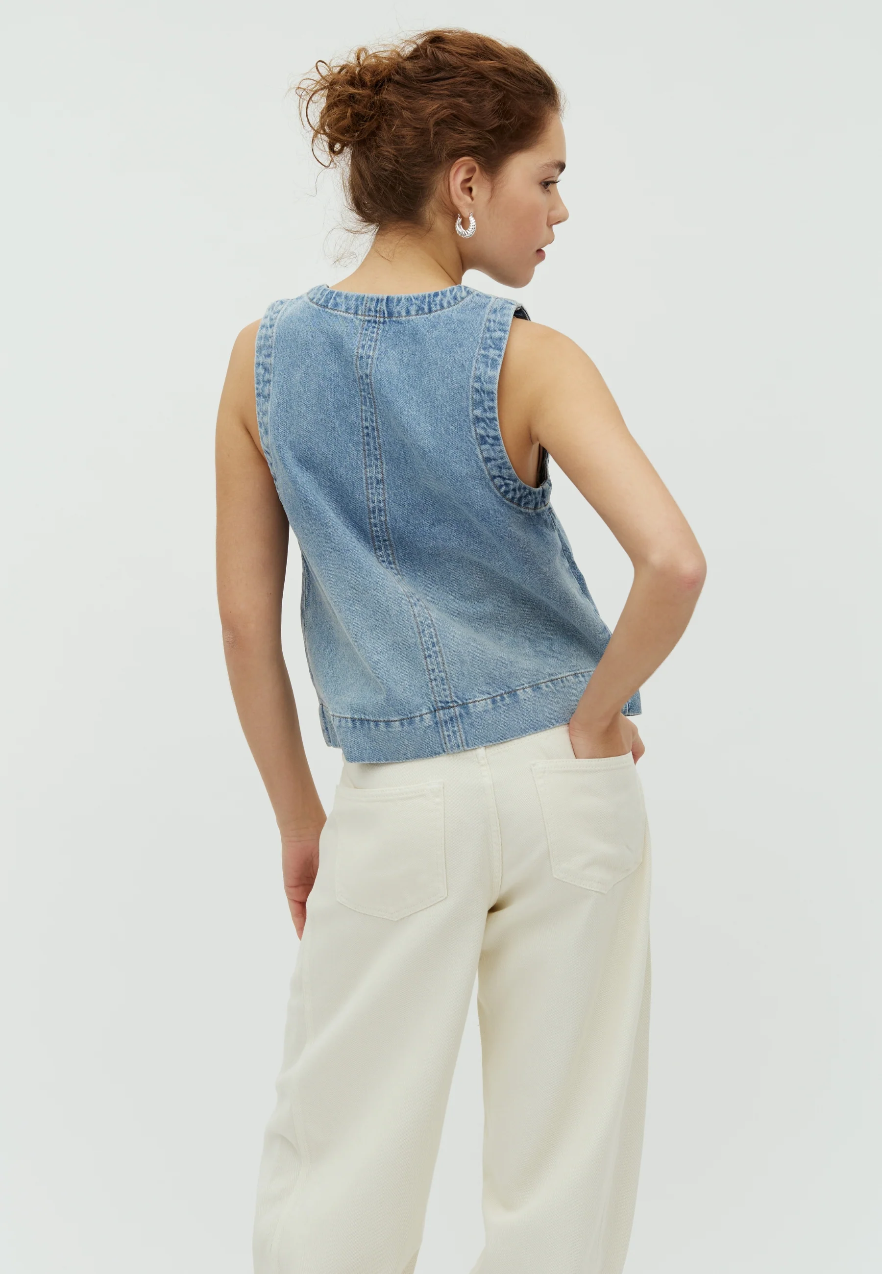 Menton-M Jeans - Pale Crem - Image 4
