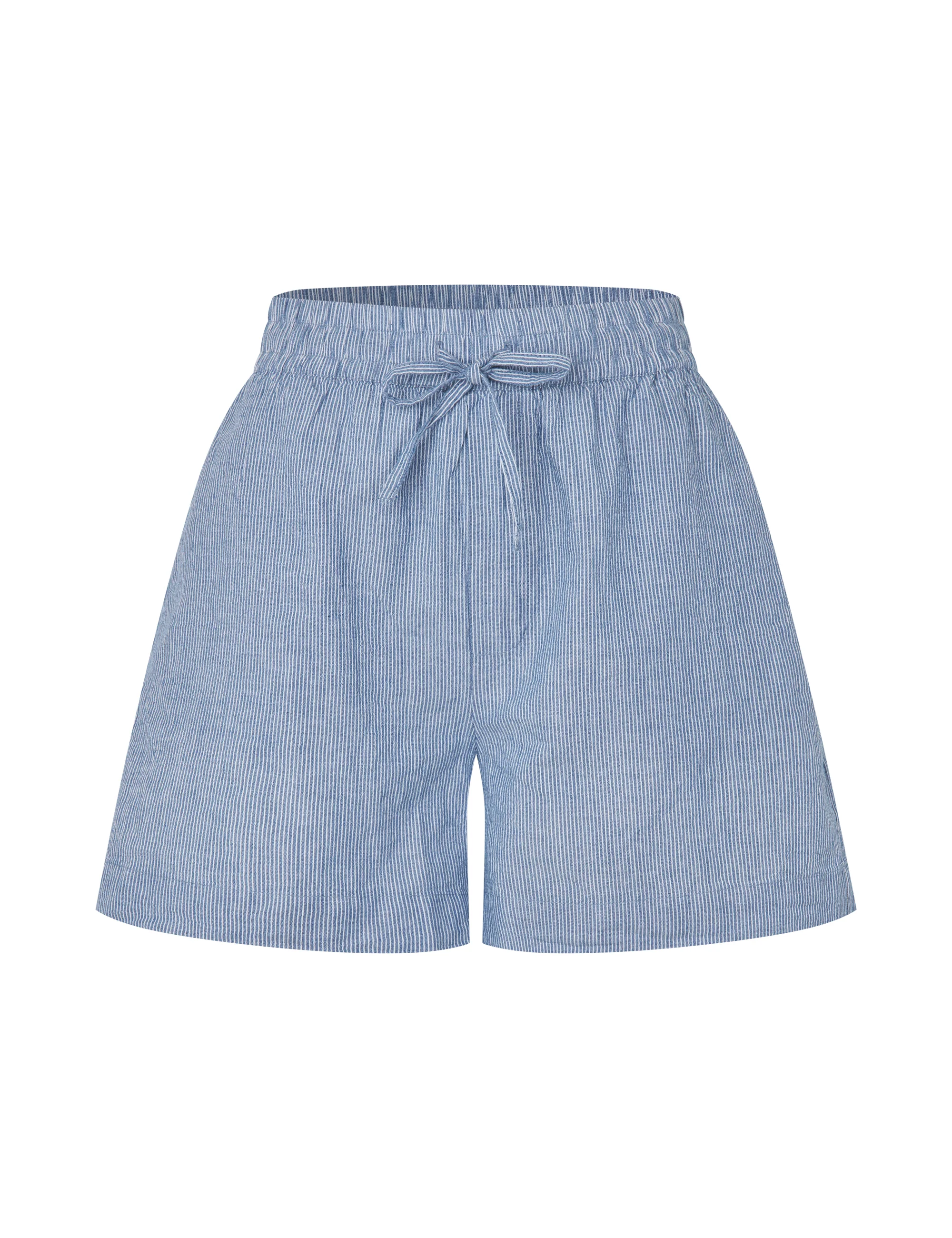 Meris-M Shorts - Blue White Stripe - Image 2