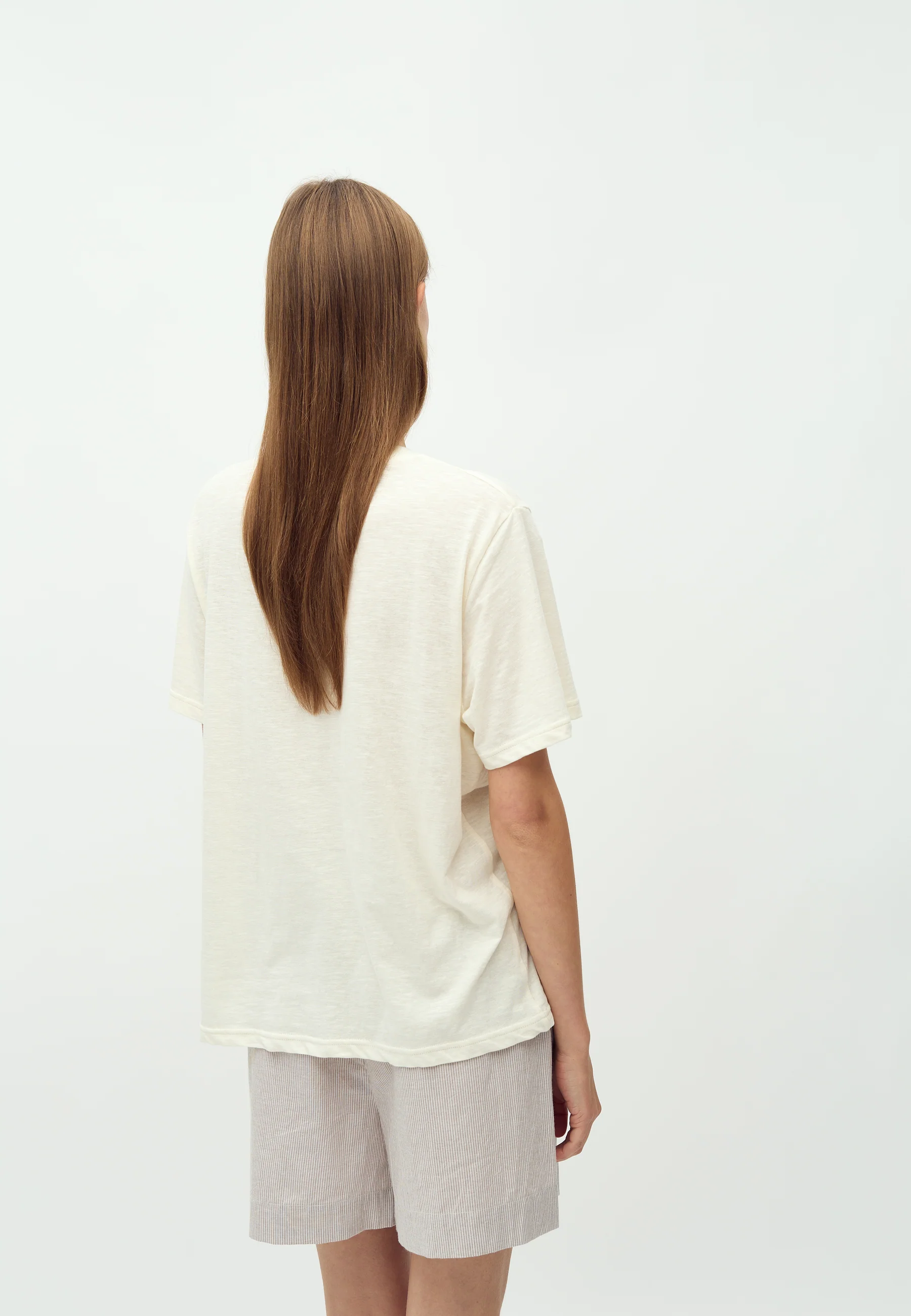Meris-M Shorts - Cinder White Stripe - Image 3