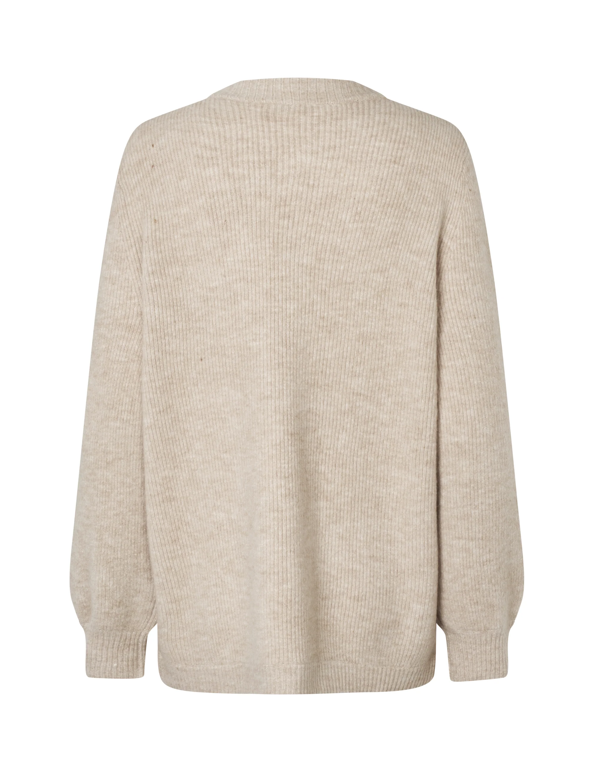 Miralinda-M Knit Cardigan - Oyster Melange - Image 6