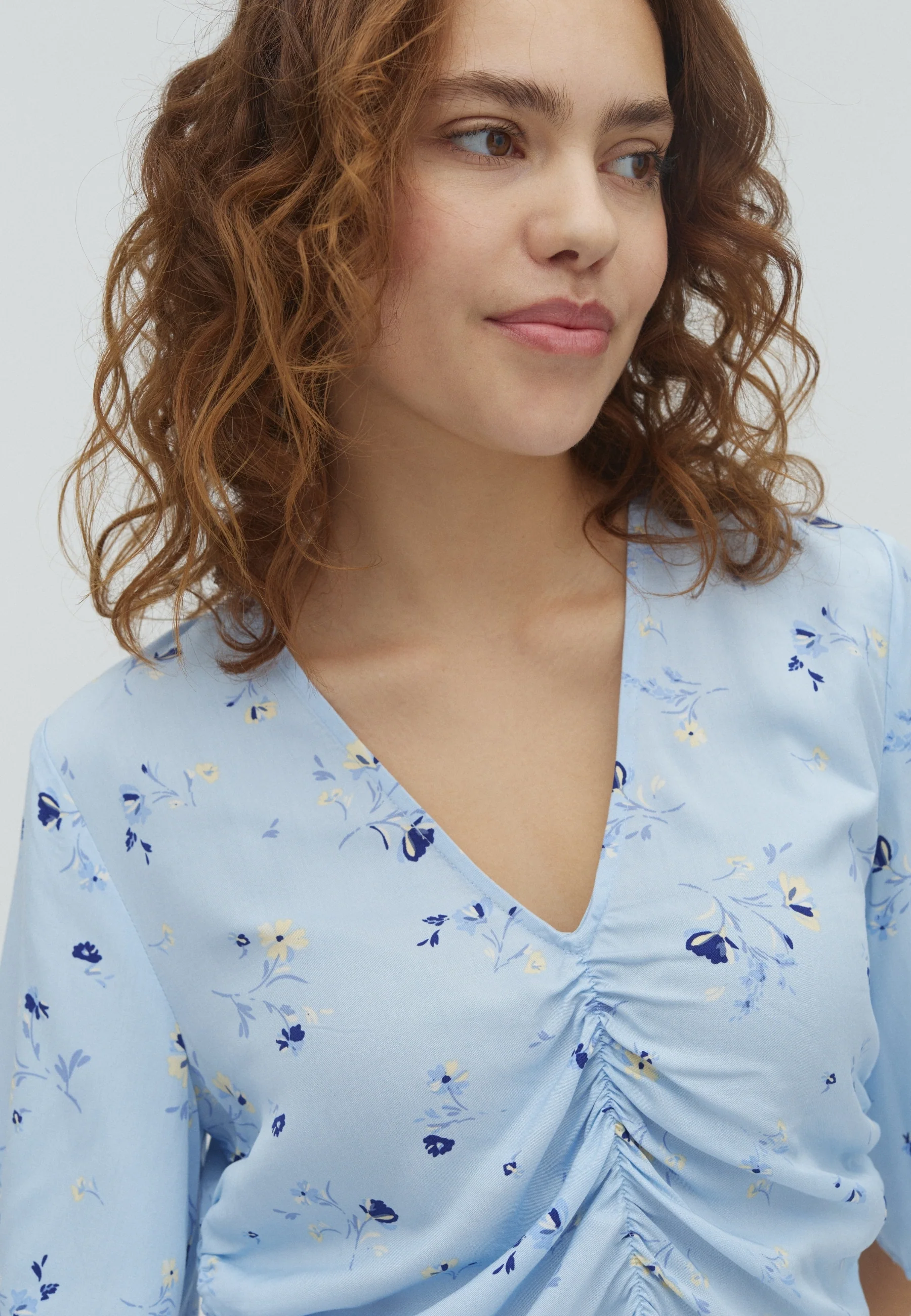 Mohana-M Top - Lupir Print Blue - Image 2