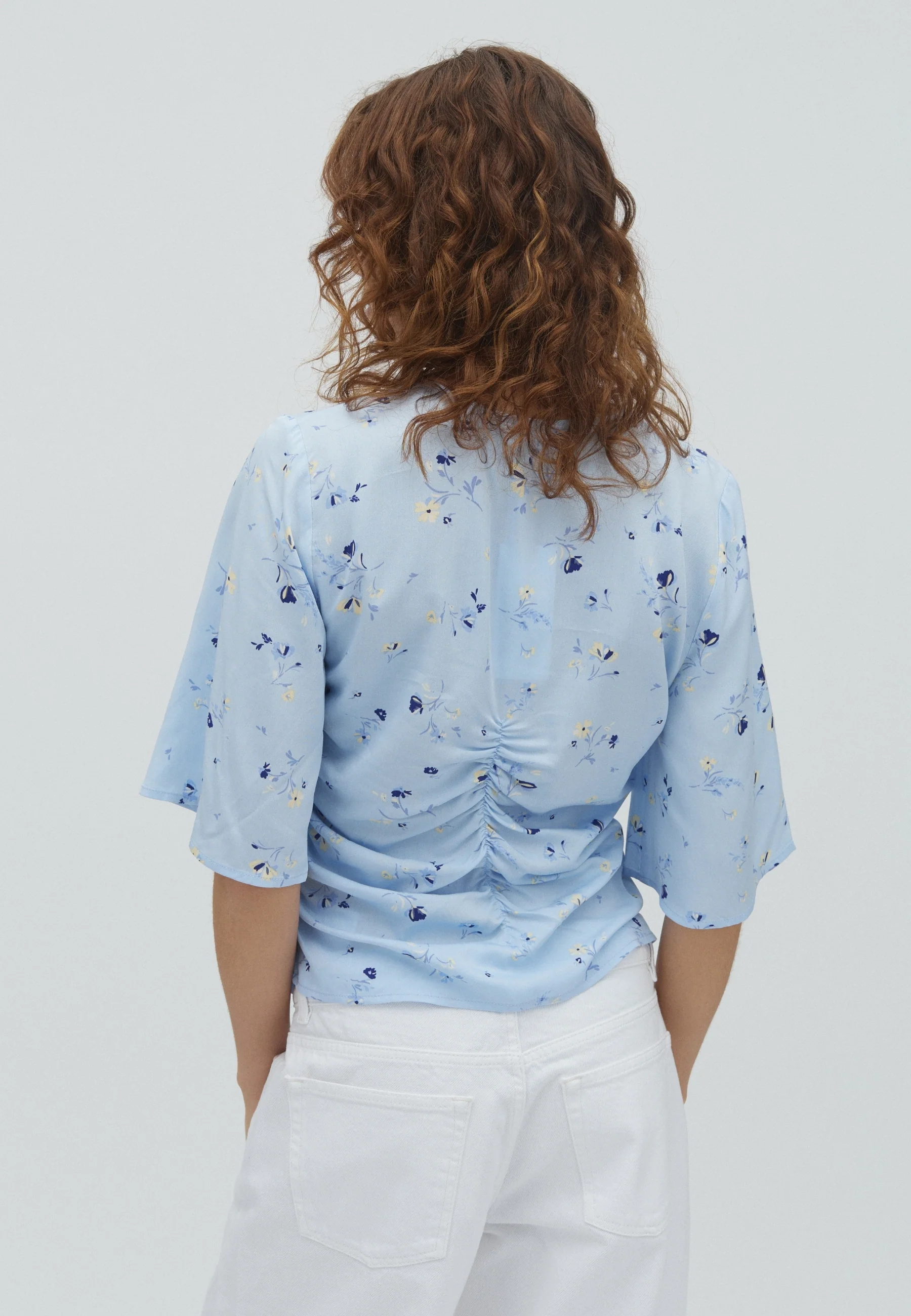 Mohana-M Top - Lupir Print Blue - Image 3