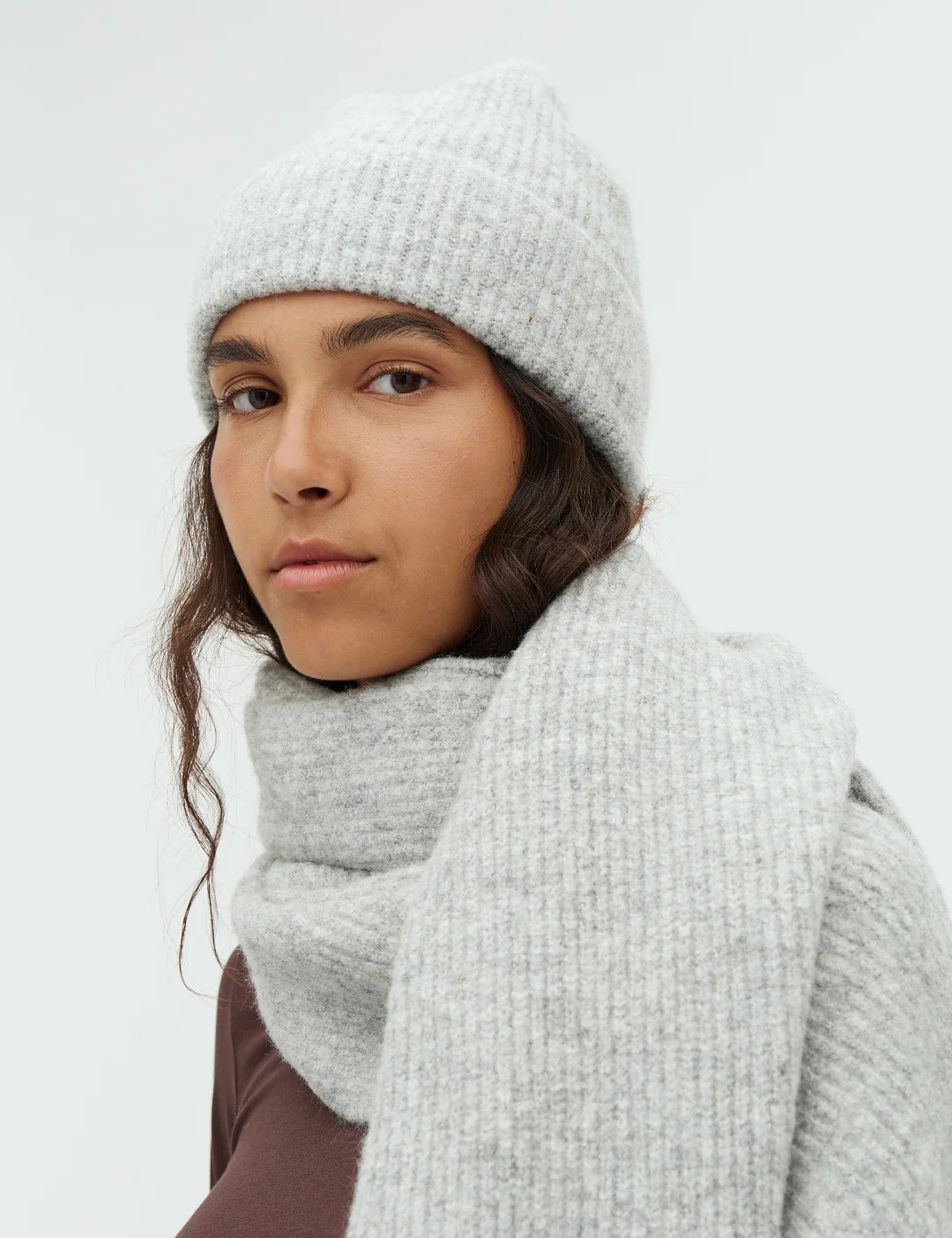 Muskan Hat - Light Grey Melange
