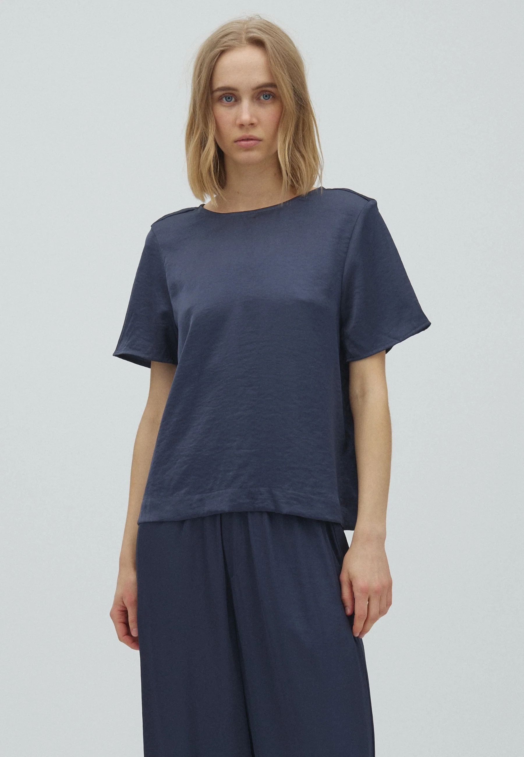 Nivara-M Blouse - Bering Blue
