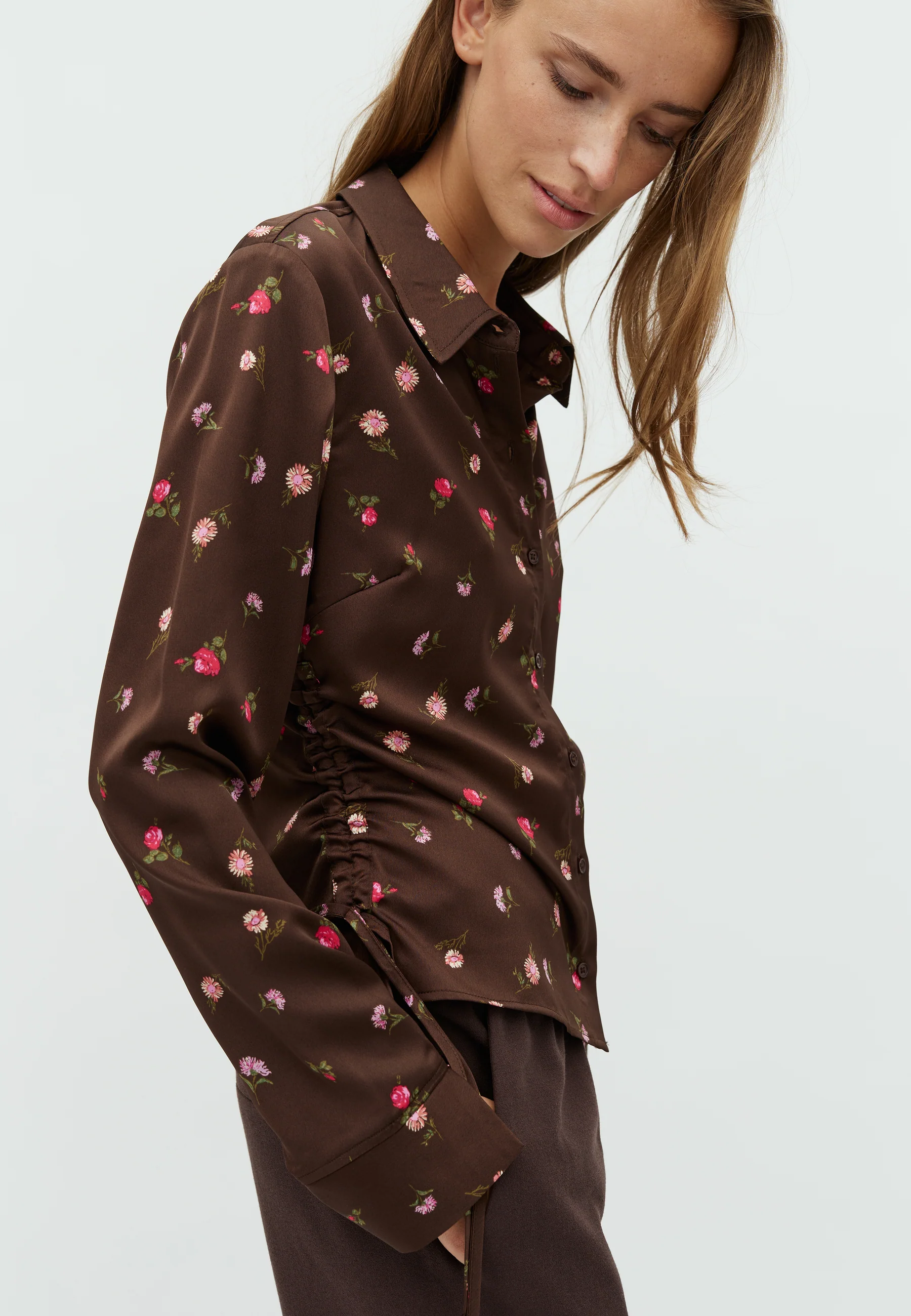 Nura-M Shirt - Dark Evaline Print - Image 2