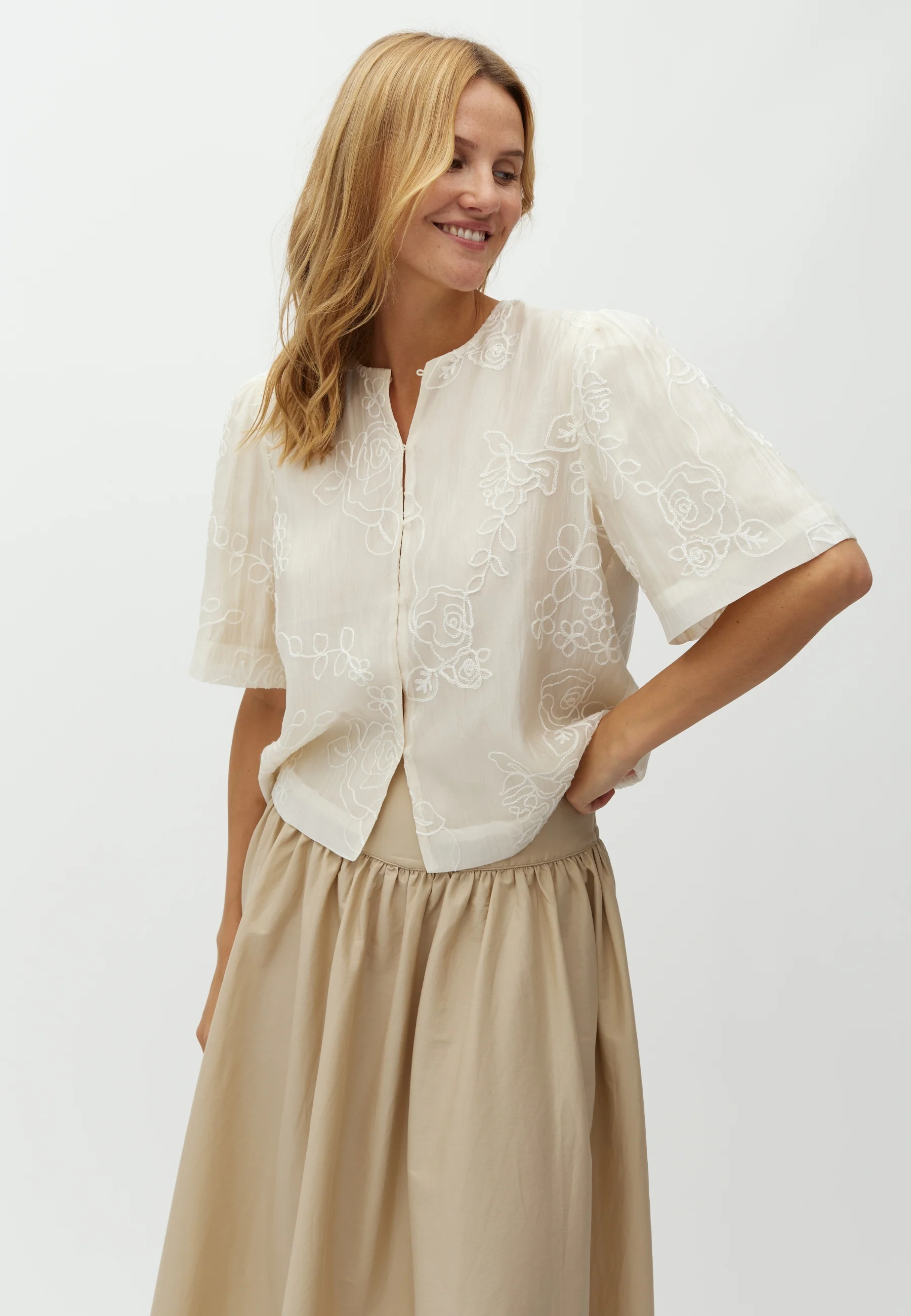 Nyphera-M Blouse Jacket - Sugar